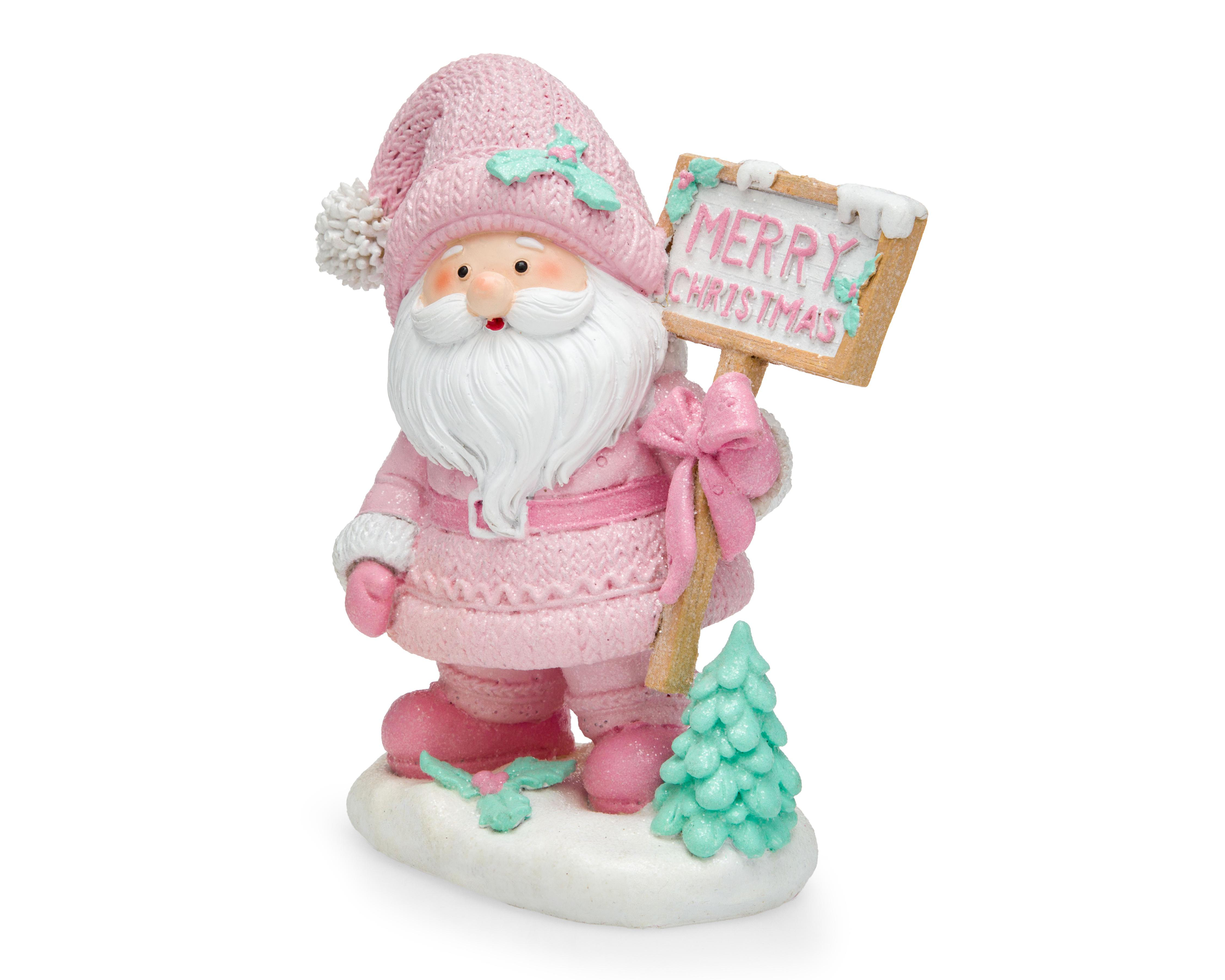 Figura Decorativa Santa de Navidad Merry Ginger de Poliresina $249