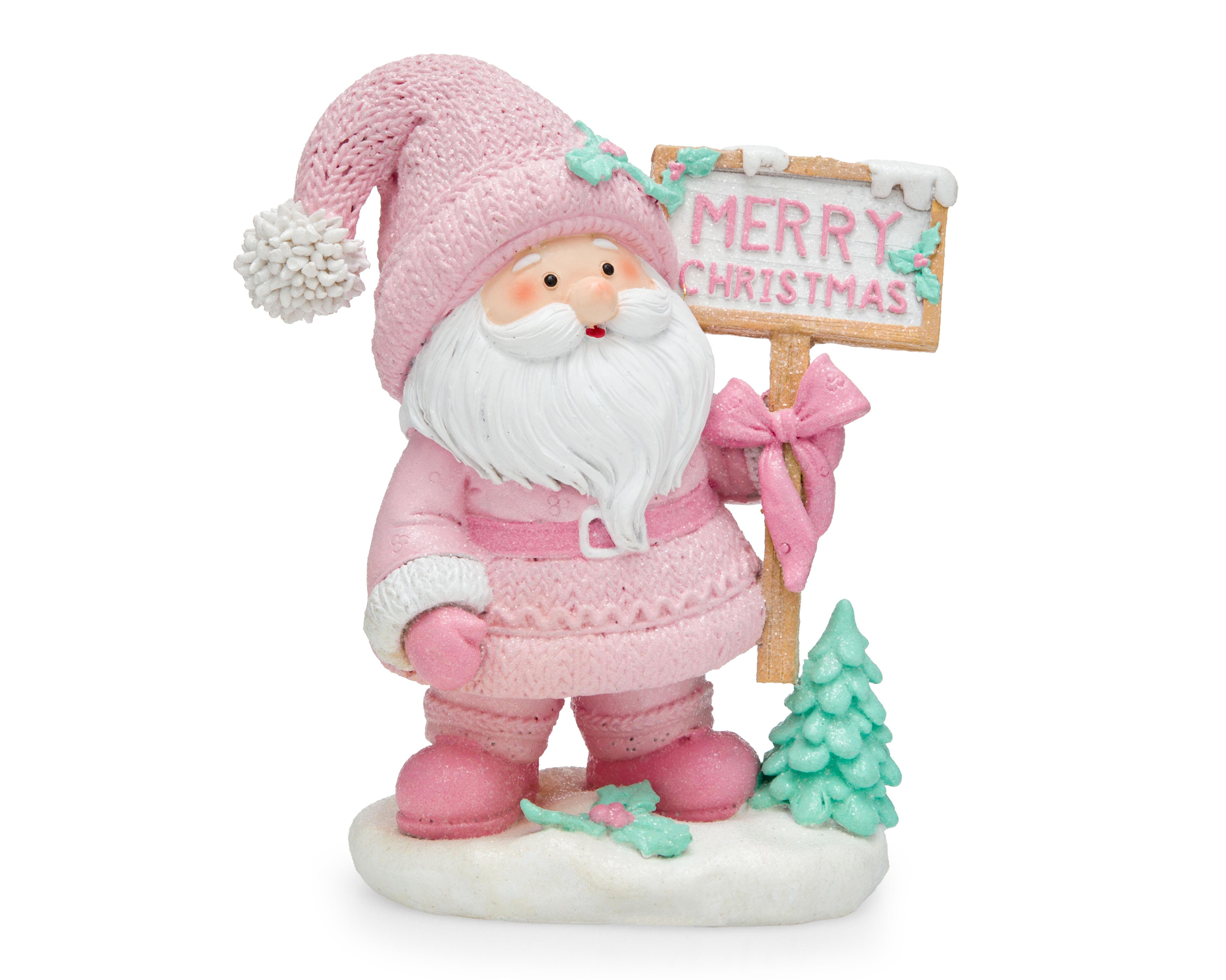 Foto 3 pulgar | Figura Decorativa Santa de Navidad Merry Ginger de Poliresina