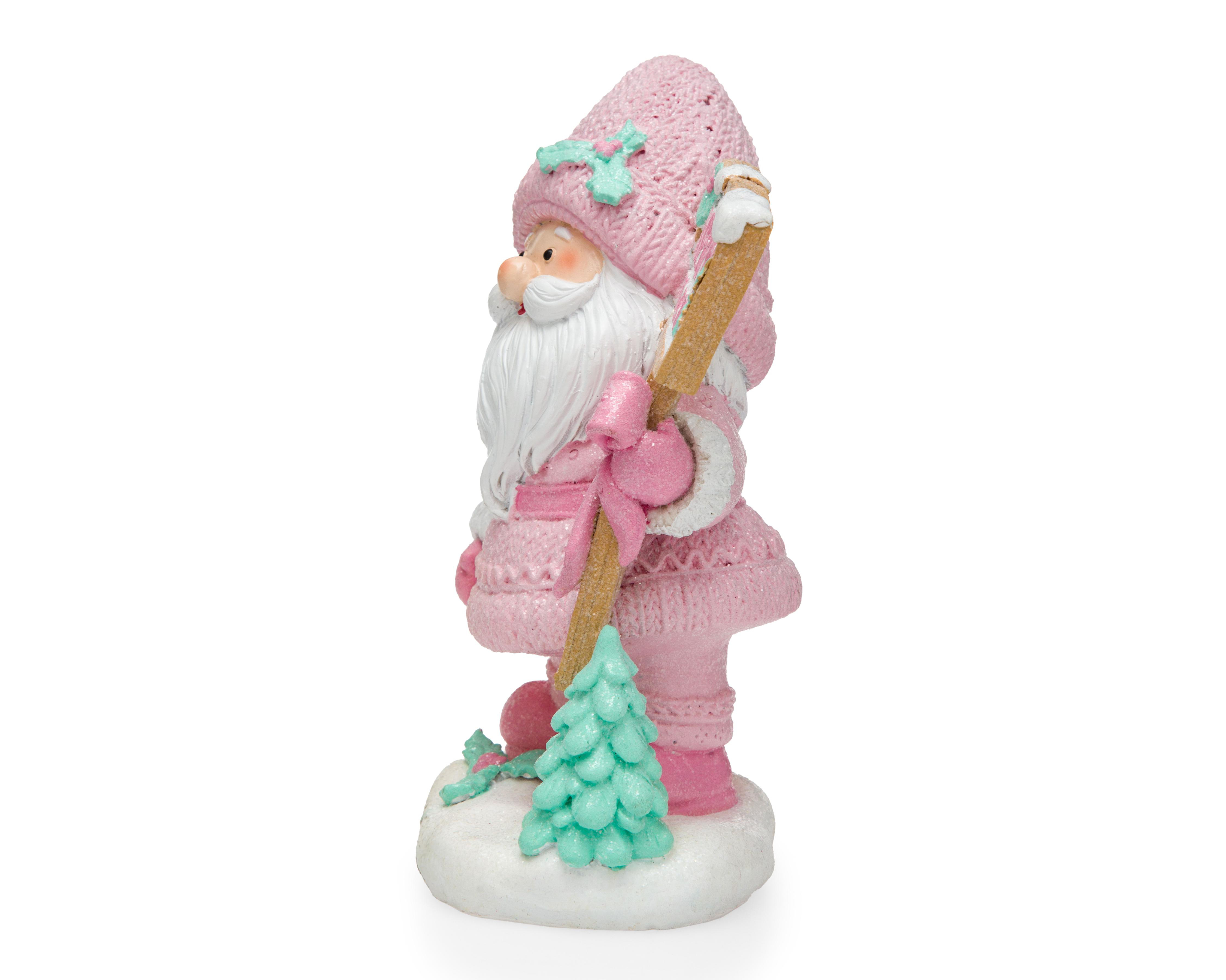 Foto 4 pulgar | Figura Decorativa Santa de Navidad Merry Ginger de Poliresina
