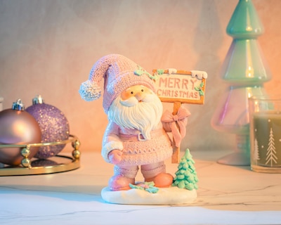 Foto 5 | Figura Decorativa Santa de Navidad Merry Ginger de Poliresina