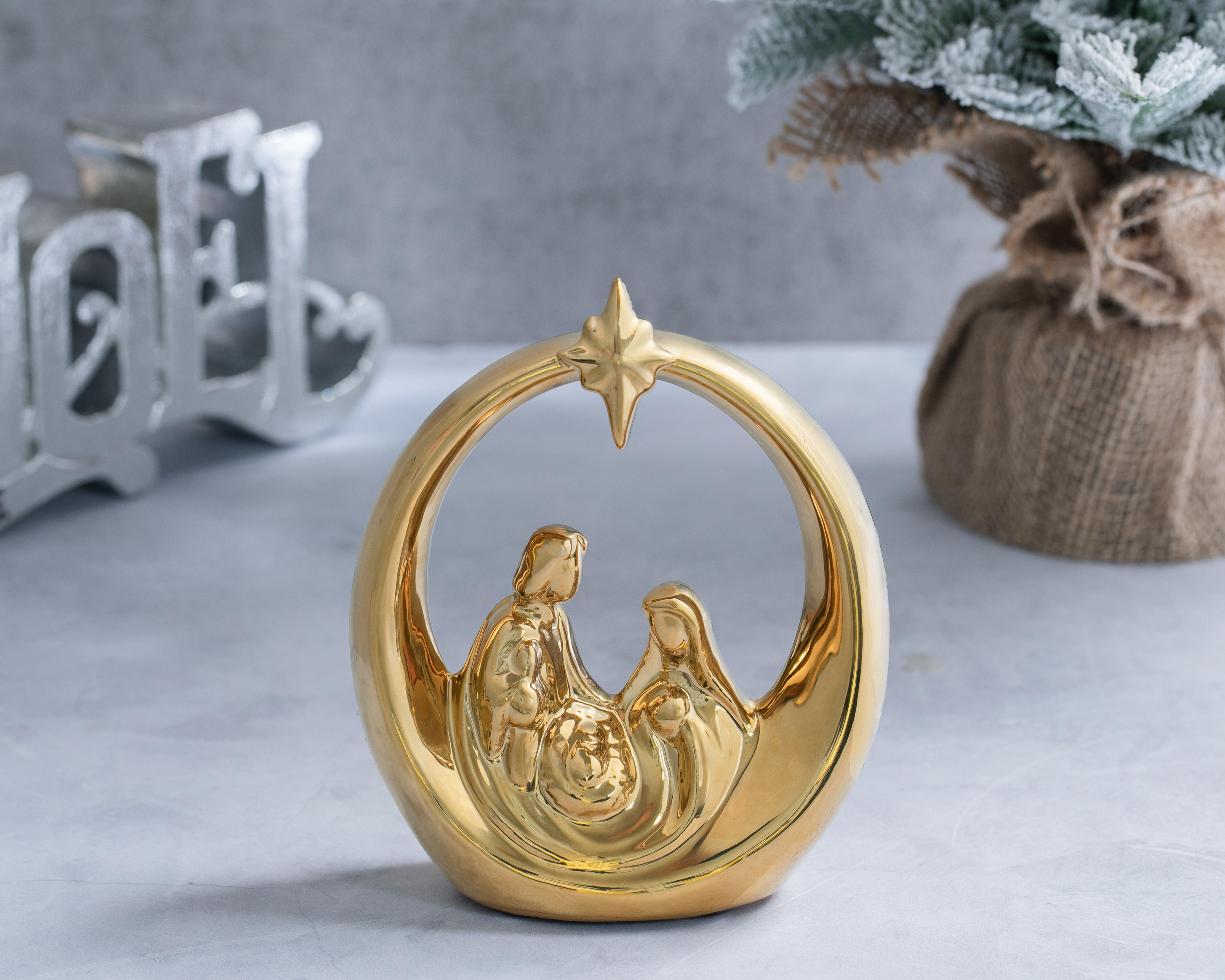 Foto 5 | Figura Decorativa de Navidad Nacimiento de Cerámica