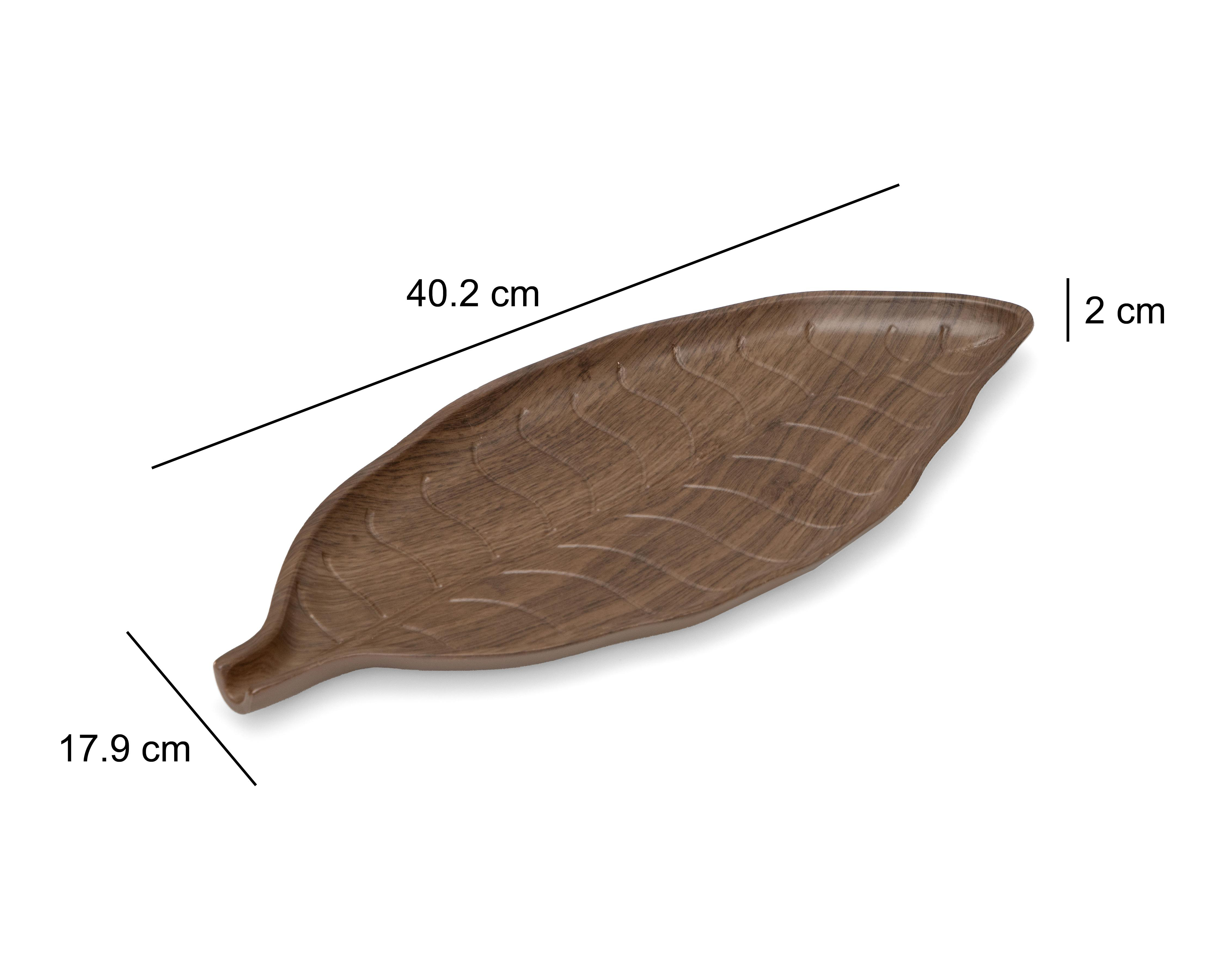Foto 5 | Charola Decorativa de Hoja Lynx de Madera