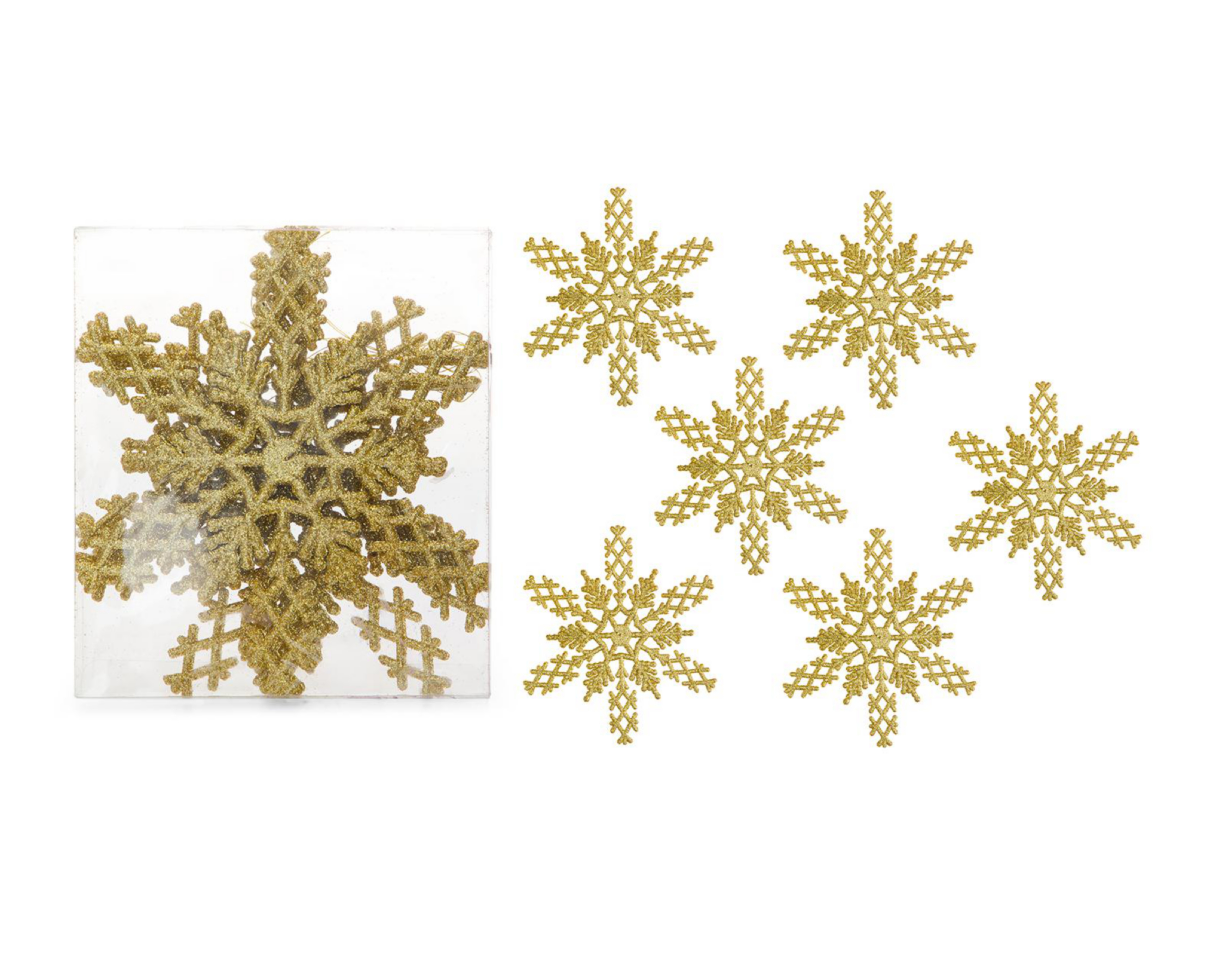 Foto 1 | Accesorio para Árbol Starhaus Copito Gold 6 Piezas
