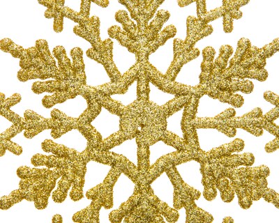 Foto 4 | Accesorio para Árbol Starhaus Copito Gold 6 Piezas