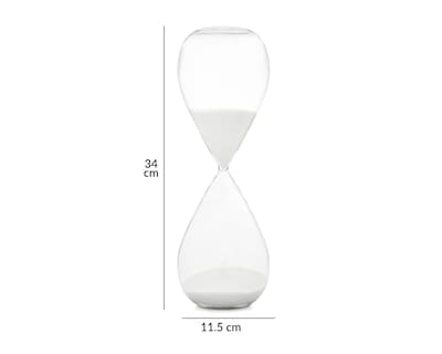 Foto 5 | Reloj de Arena Starhaus Timeda de Vidrio