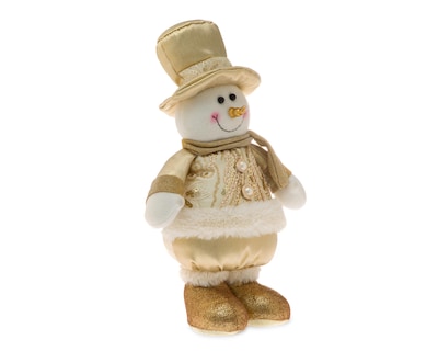 Foto 1 | Figura Decorativa de Mono de Nieve de Navidad Billy de Poliéster
