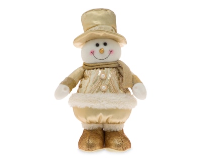 Foto 3 | Figura Decorativa de Mono de Nieve de Navidad Billy de Poliéster