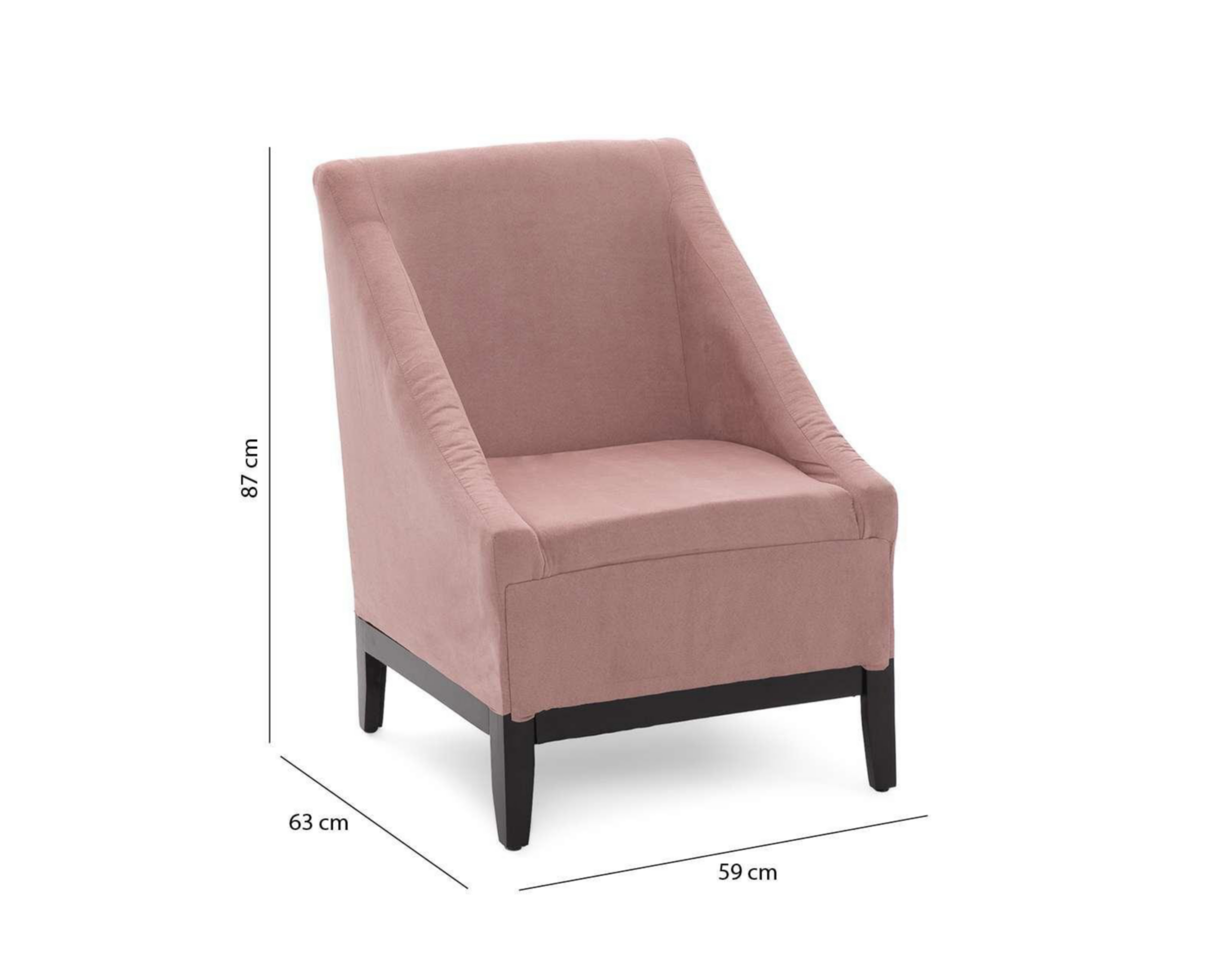 Foto 7 | Sillón Ocasional Rosalía Contemporáneo 1 Pieza