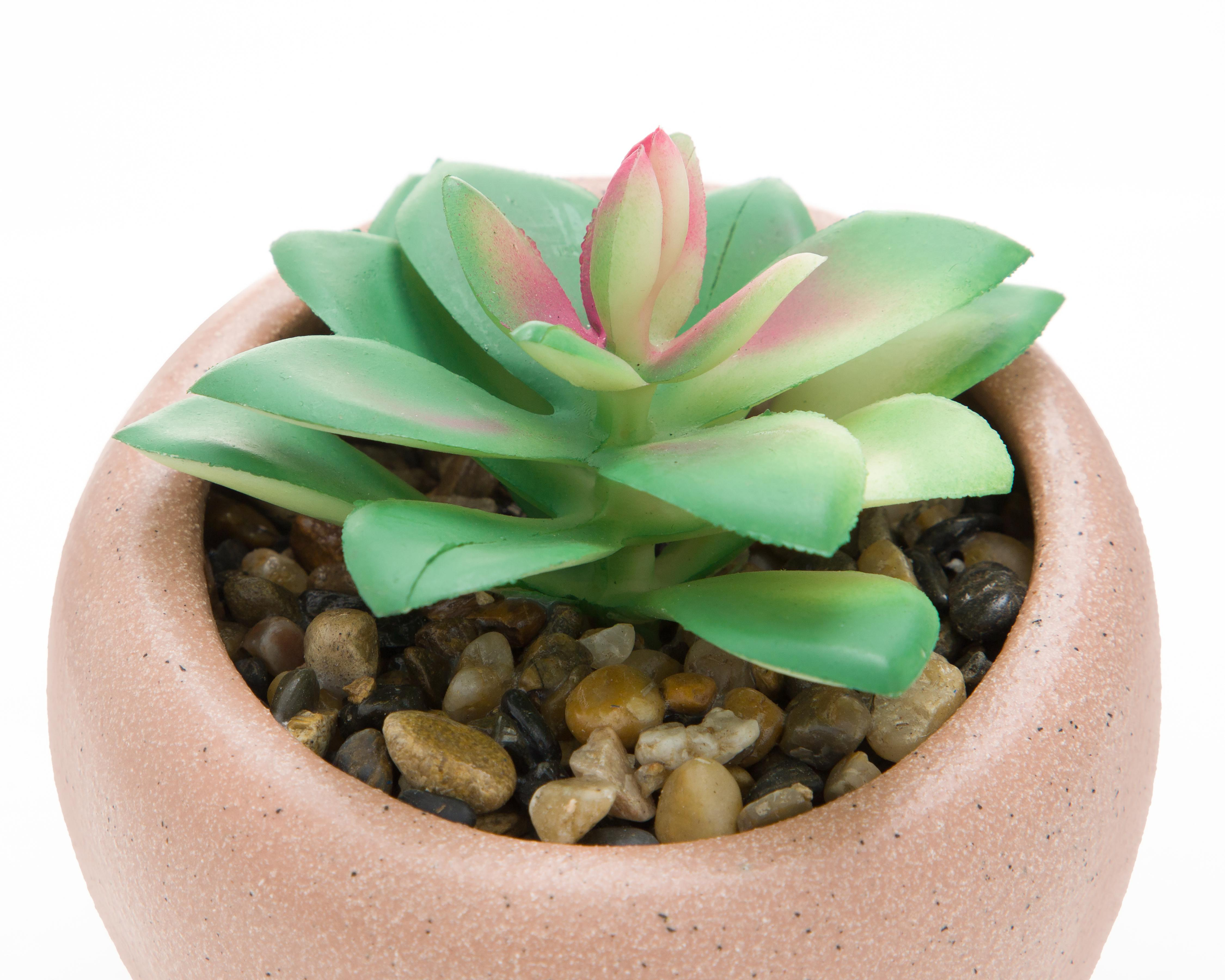 Foto 4 pulgar | Planta Artificial con Maceta Starhaus 8.5 cm
