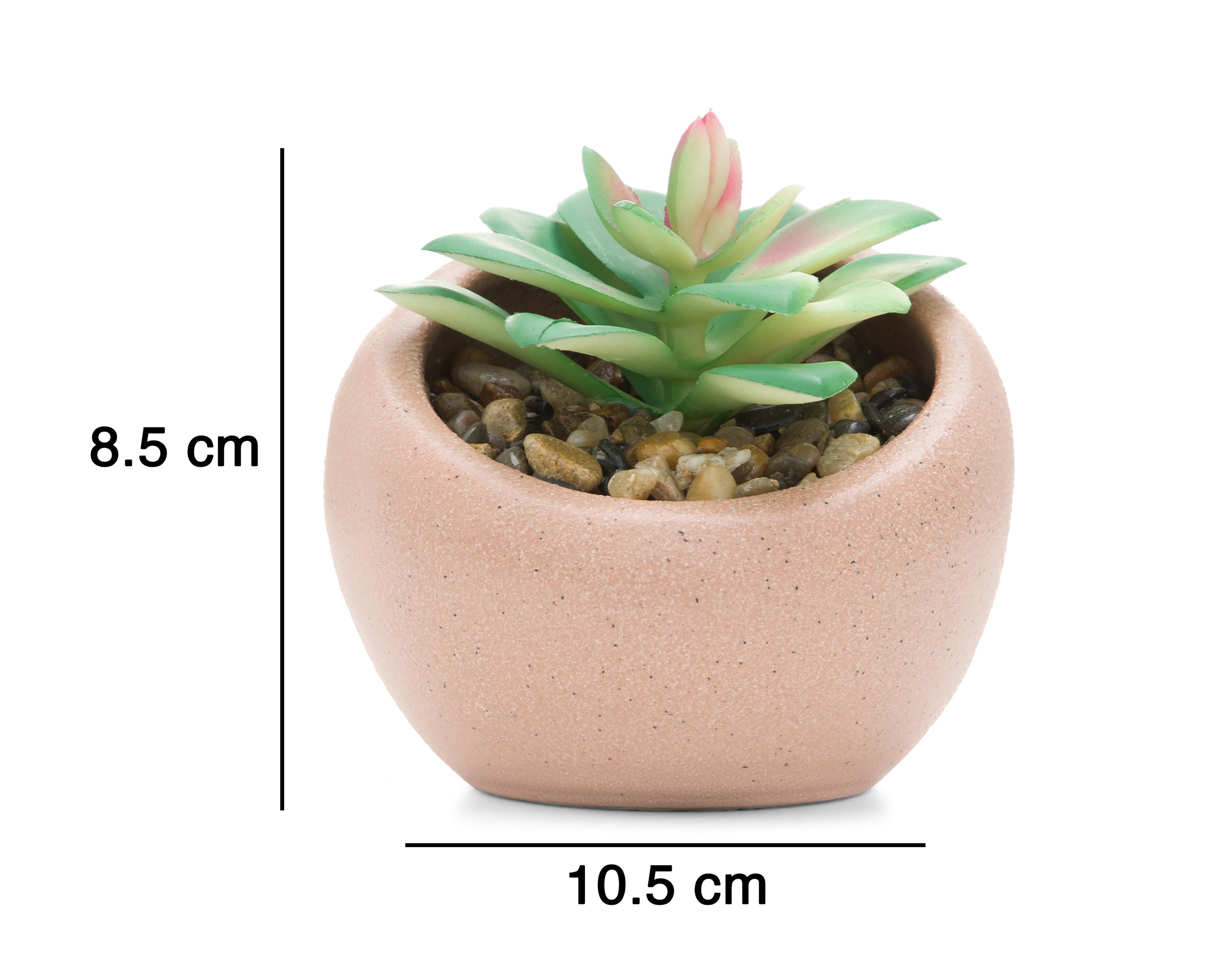 Foto 6 pulgar | Planta Artificial con Maceta Starhaus 8.5 cm
