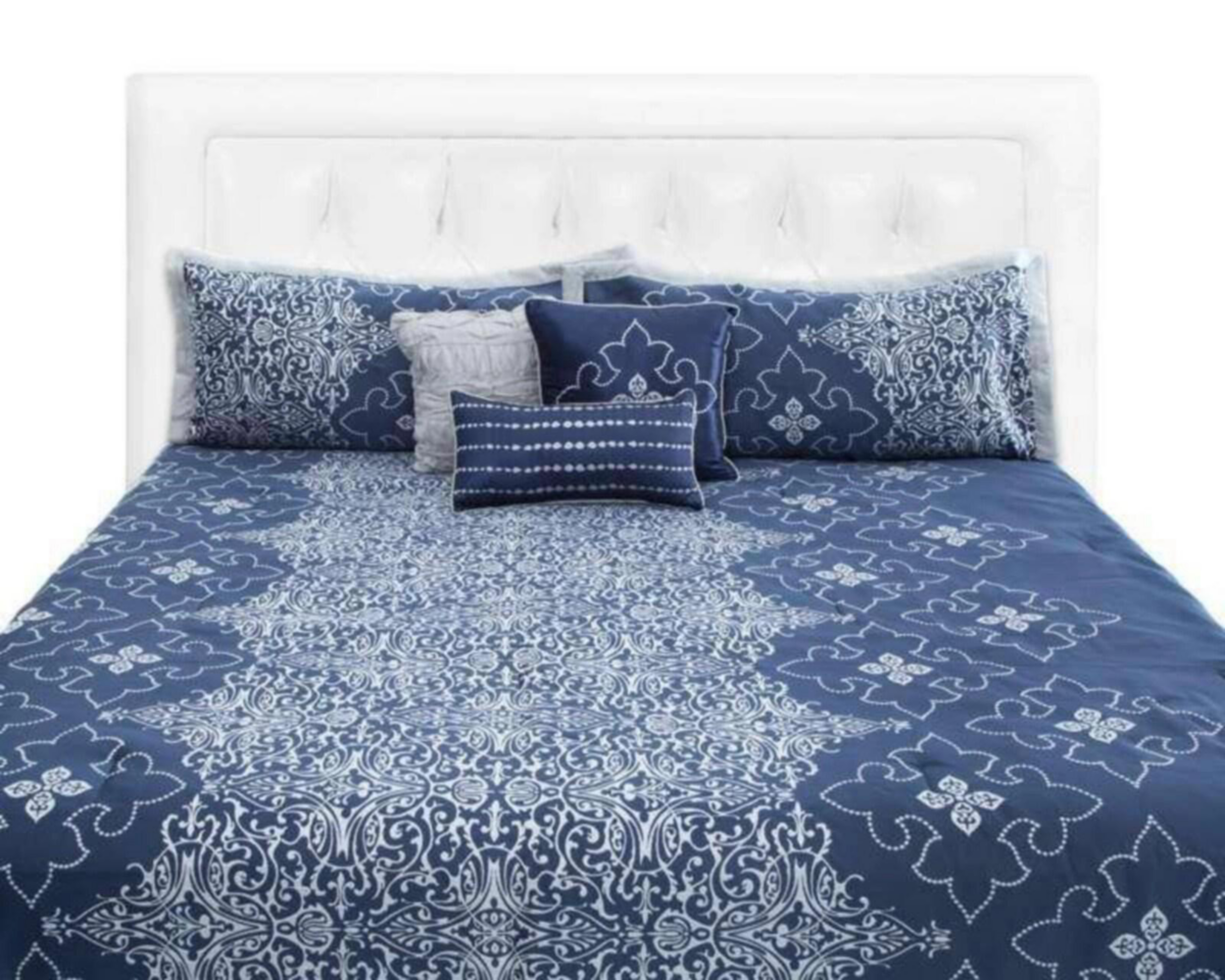 Foto 4 | Edredón Starhaus King Size Kelton Azul 5 Piezas