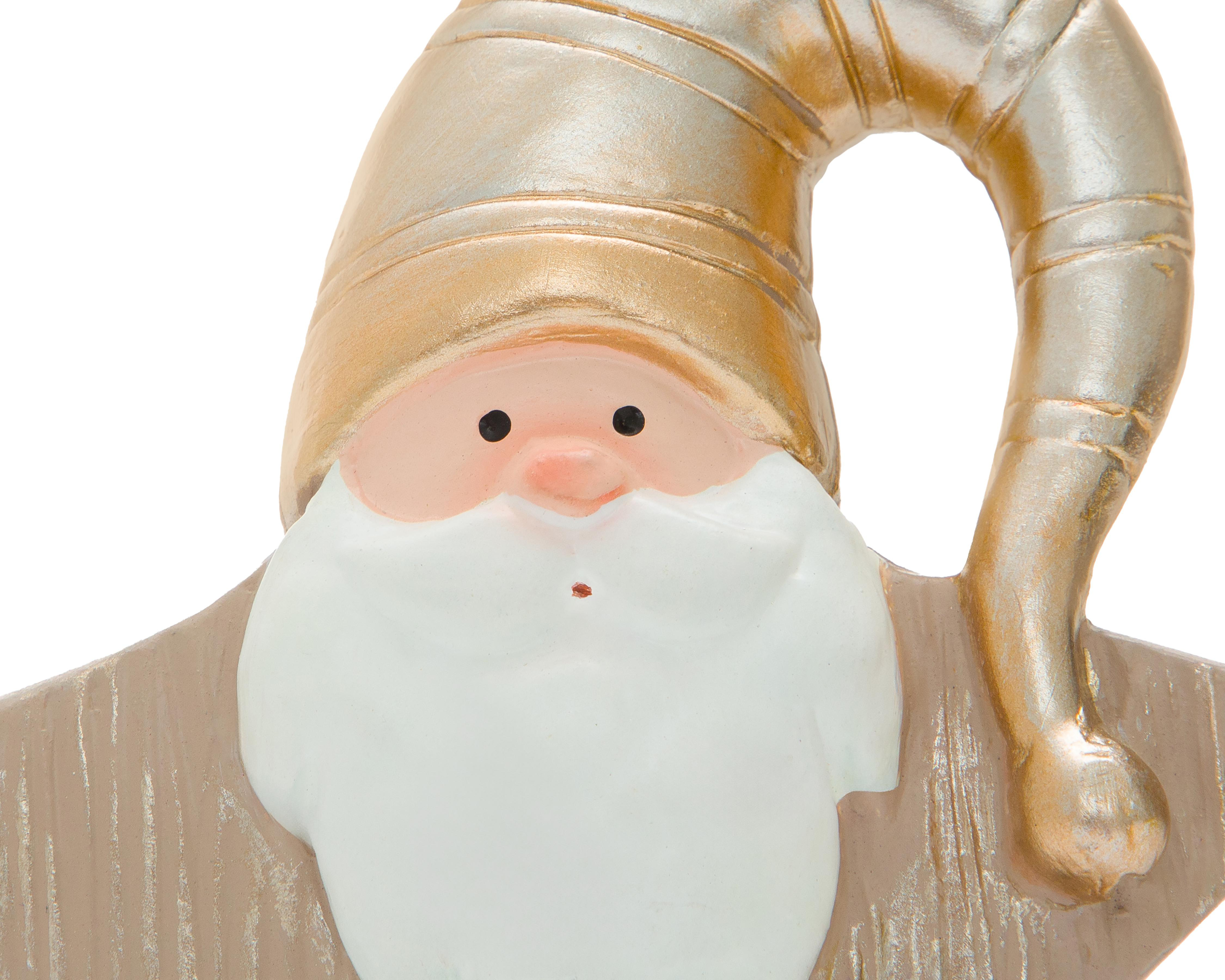 Foto 5 pulgar | Figura Decorativa Estrella de Navidad Santa Star de Resina