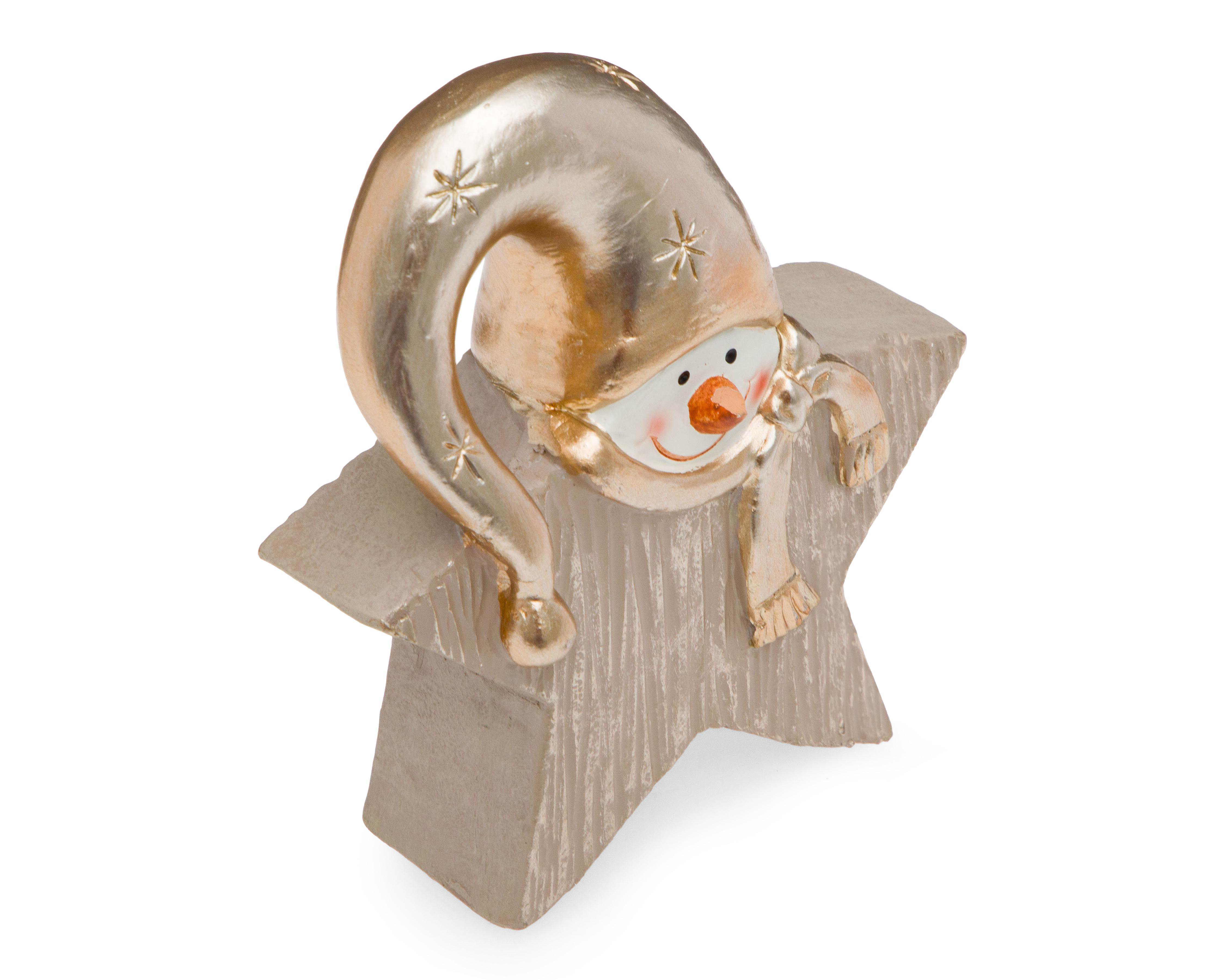 Foto 1 | Figura Decorativa de Navidad Snow Star de Poliresina