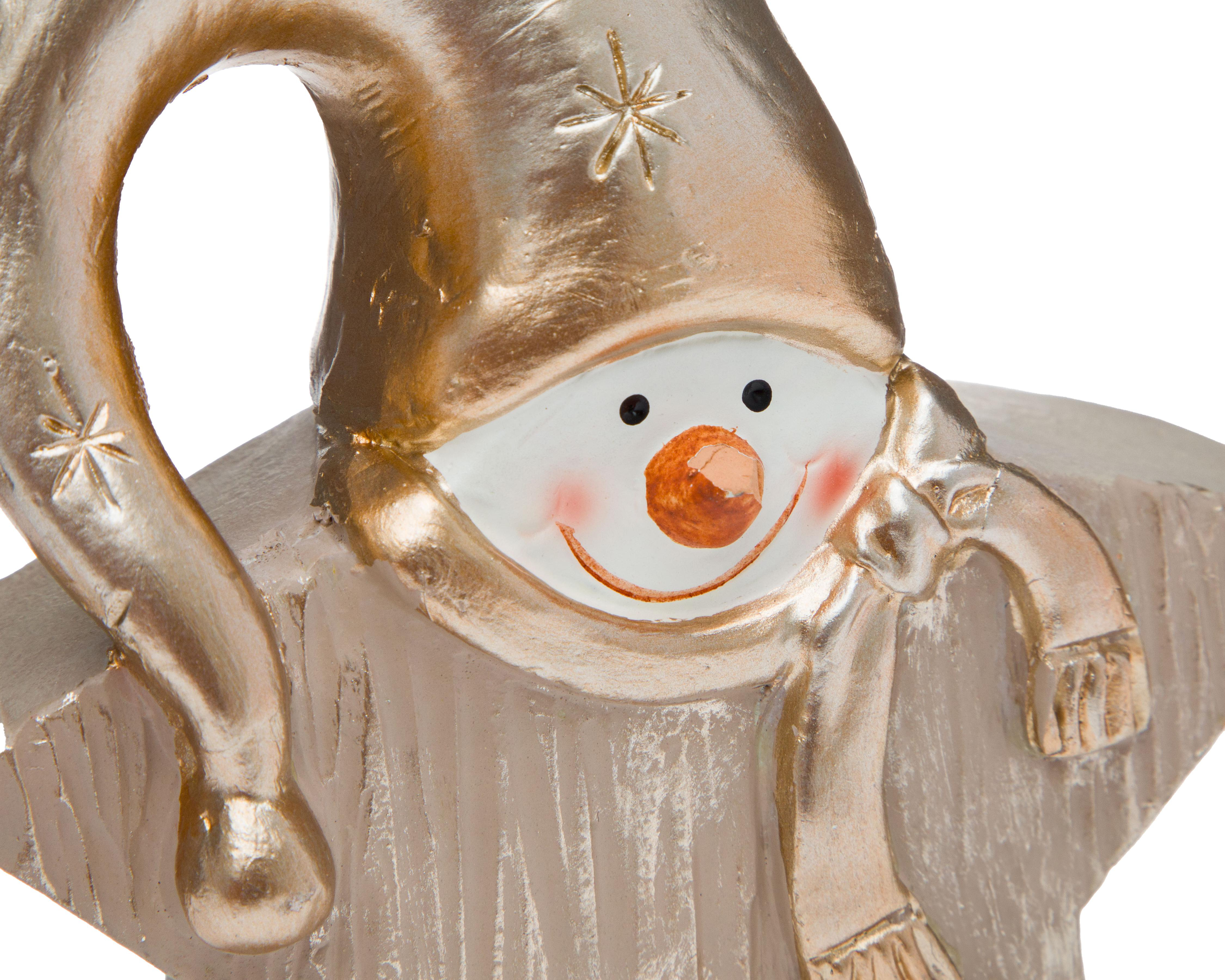 Foto 5 pulgar | Figura Decorativa de Navidad Snow Star de Poliresina