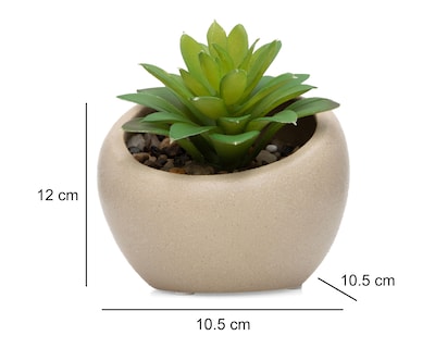 Foto 5 | Suculenta Artificial con Maceta Starhaus 12 cm