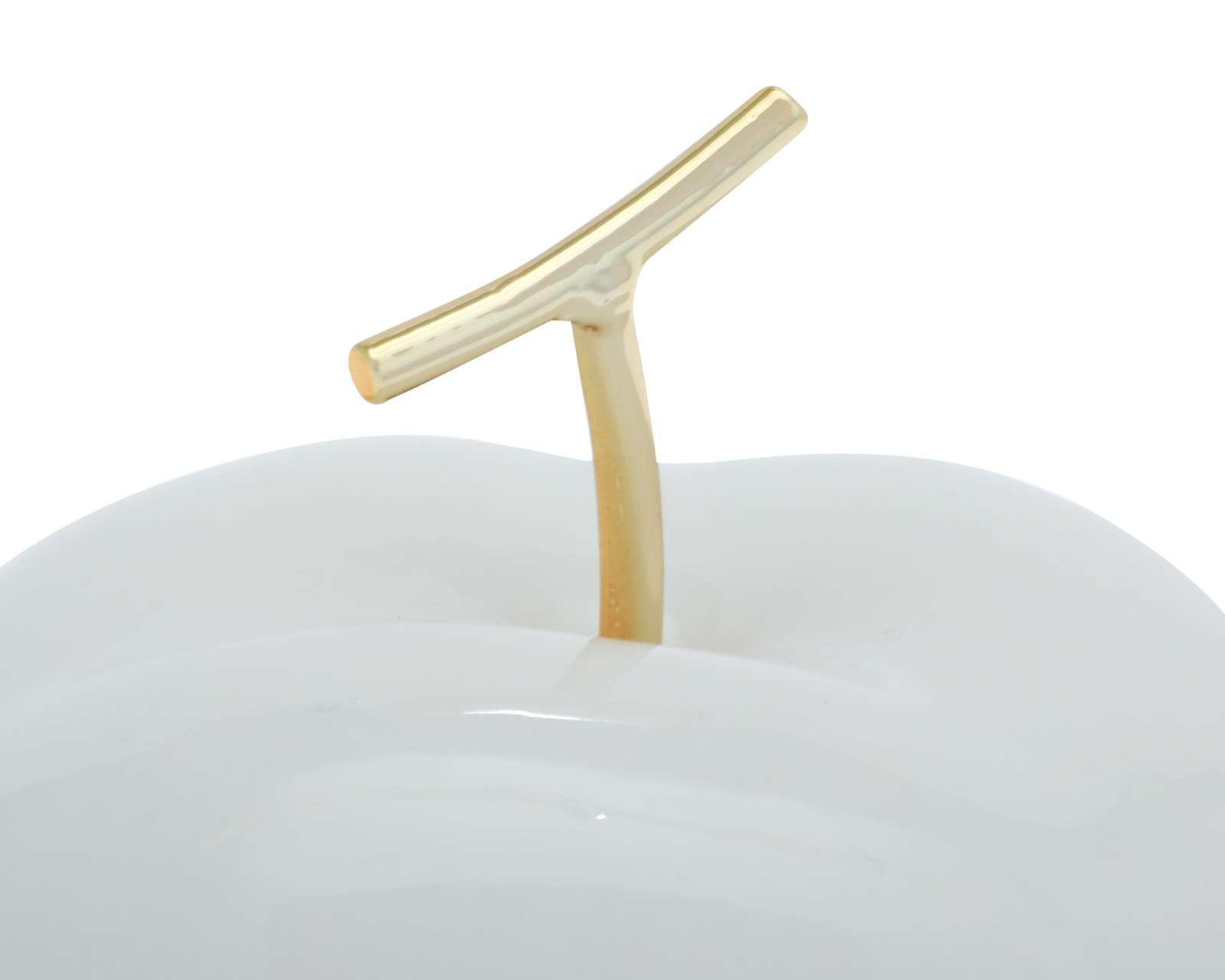 Foto 4 pulgar | Escultura Decorativa Manzana Manzagrina