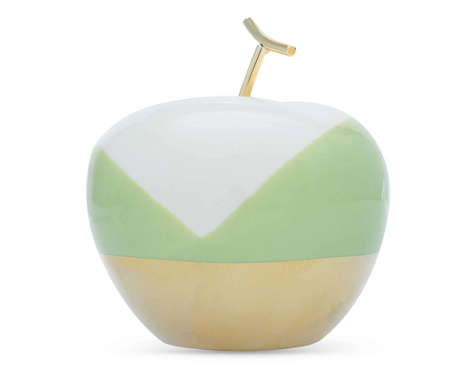 Escultura Decorativa Manzana Manzy