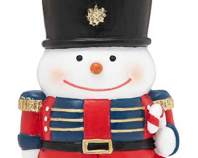 Foto 4 | Figura de Muñeco de Nieve de Navidad Dante de Poliresina