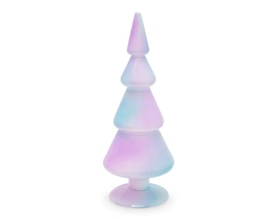 Foto 1 | Escultura de Pino de Navidad Árbol Tornasol de Vidrio