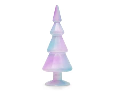 Foto 2 | Escultura de Pino de Navidad Árbol Tornasol de Vidrio