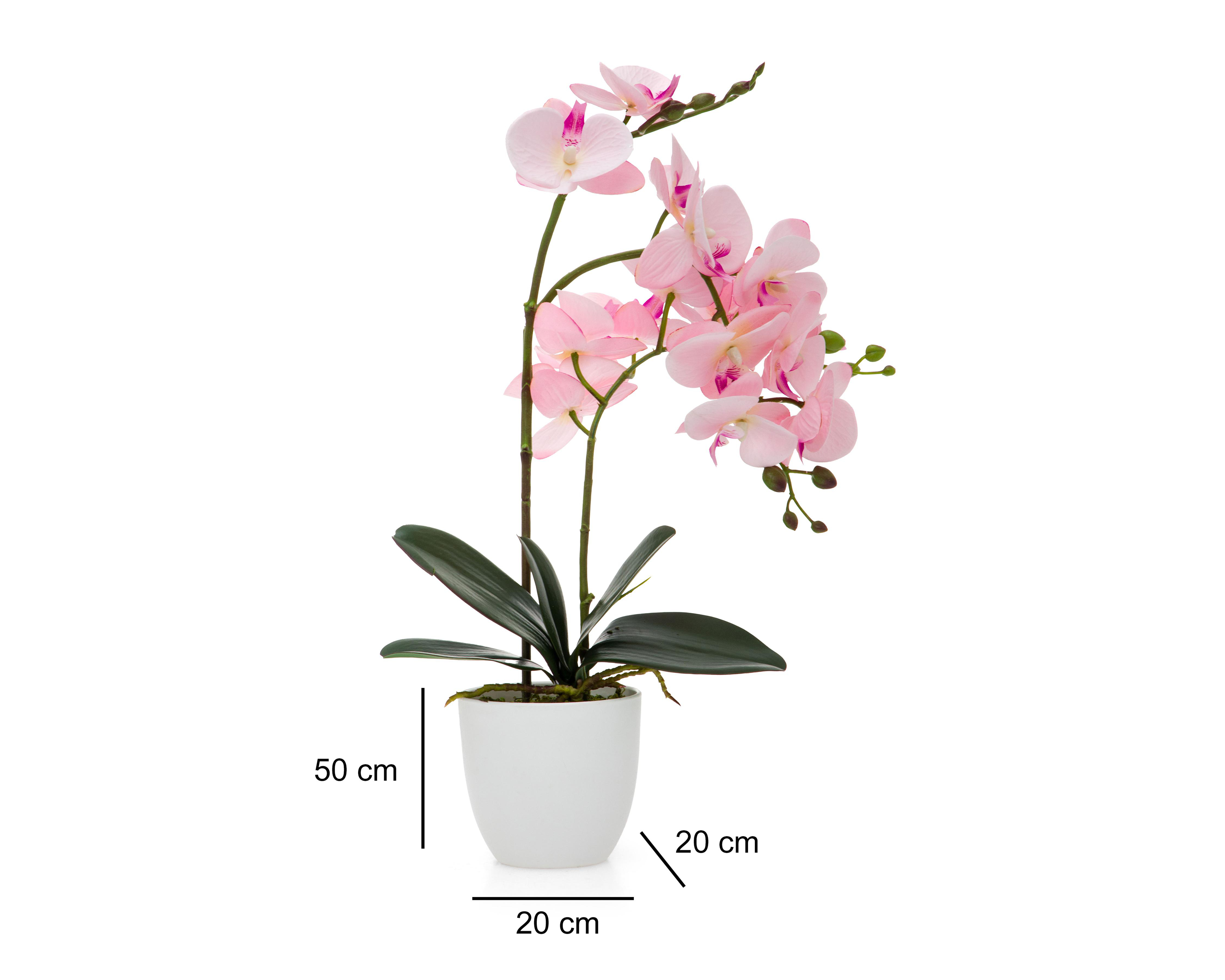 Foto 6 pulgar | Orquídea Artificial con Maceta Starhaus 50 cm