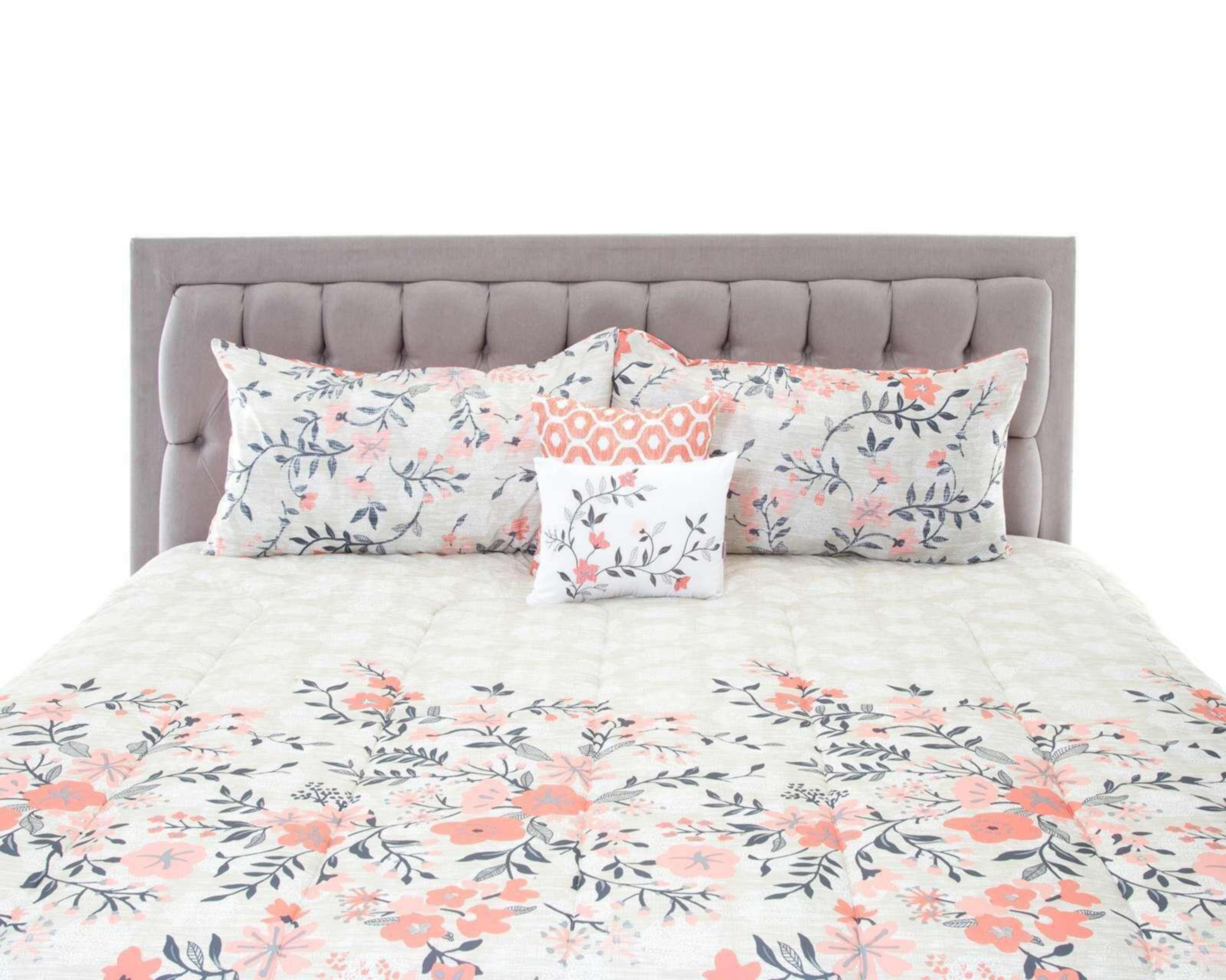 Foto 4 | Edredón Starhaus King Size Karla Beige 5 5 Piezas