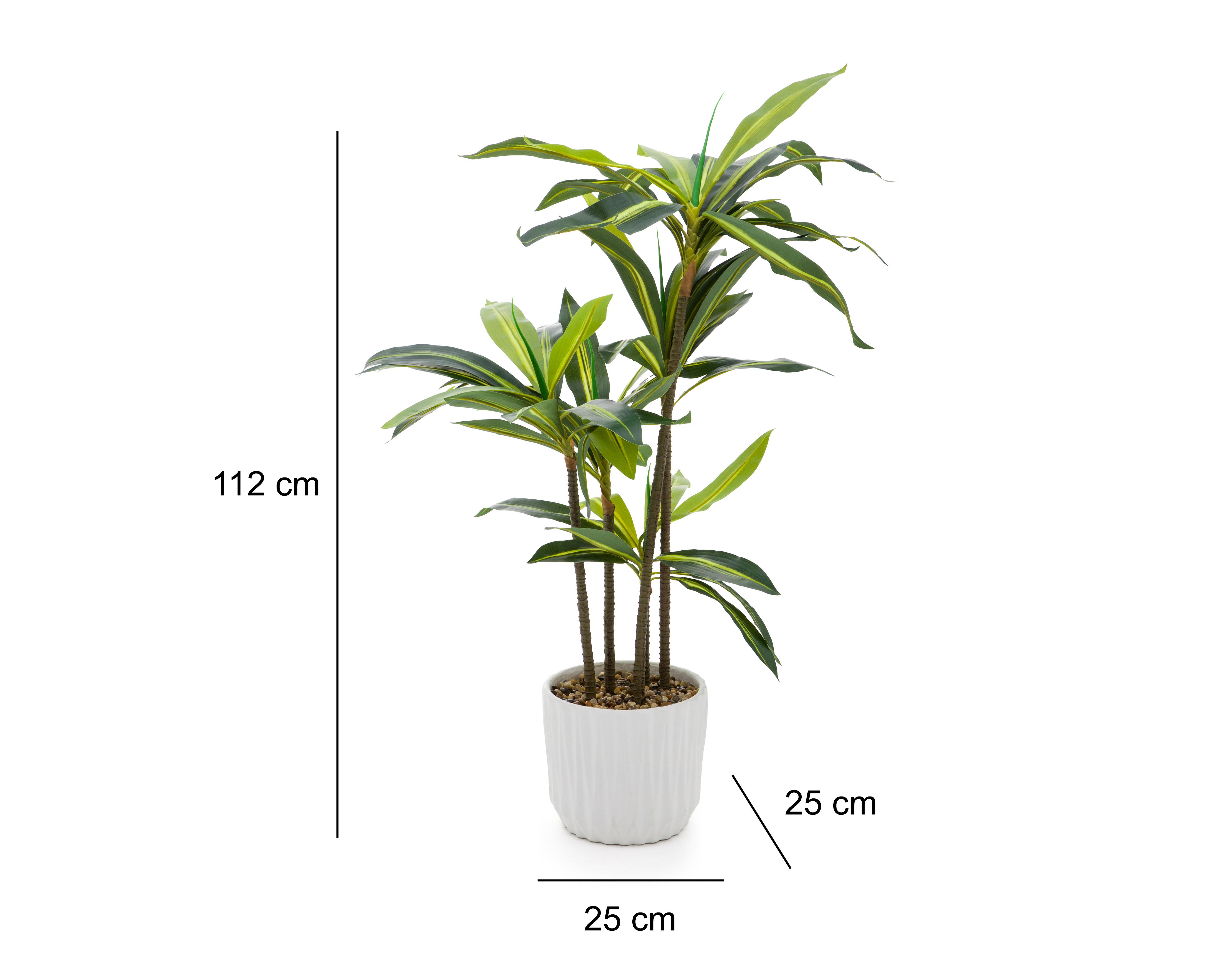 Foto 5 | Palo de Brasil Artificial con Maceta Starhaus 112 cm