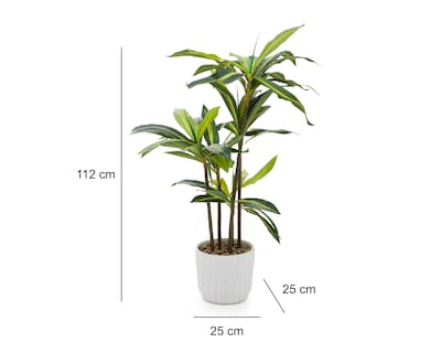 Foto 5 | Palo de Brasil Artificial con Maceta Starhaus 112 cm