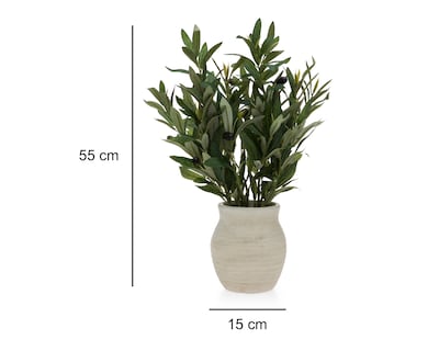 Foto 5 | Olivo Artificial con Maceta Starhaus 55 cm