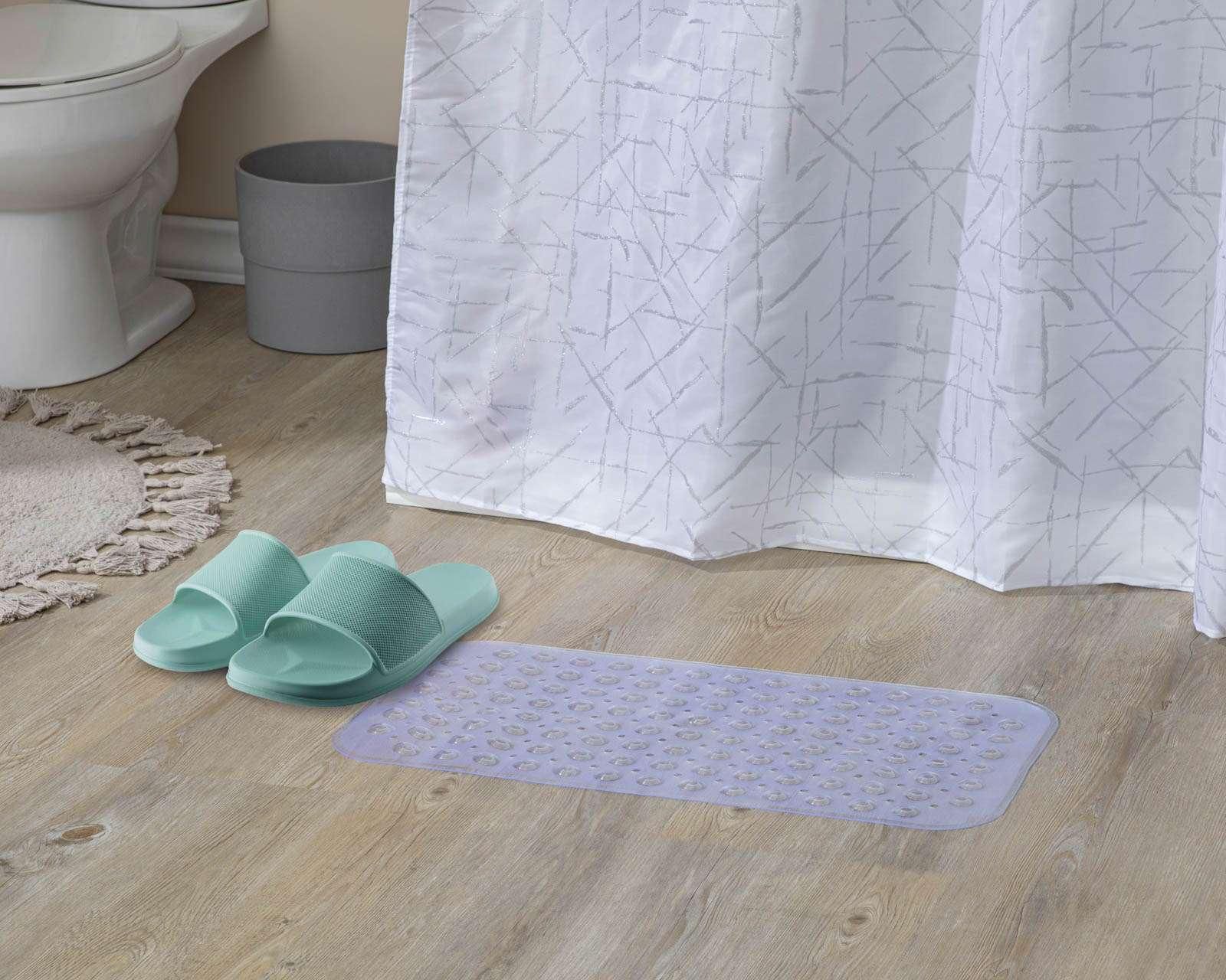 Foto 5 pulgar | Tapete para Baño Starhaus Transparente