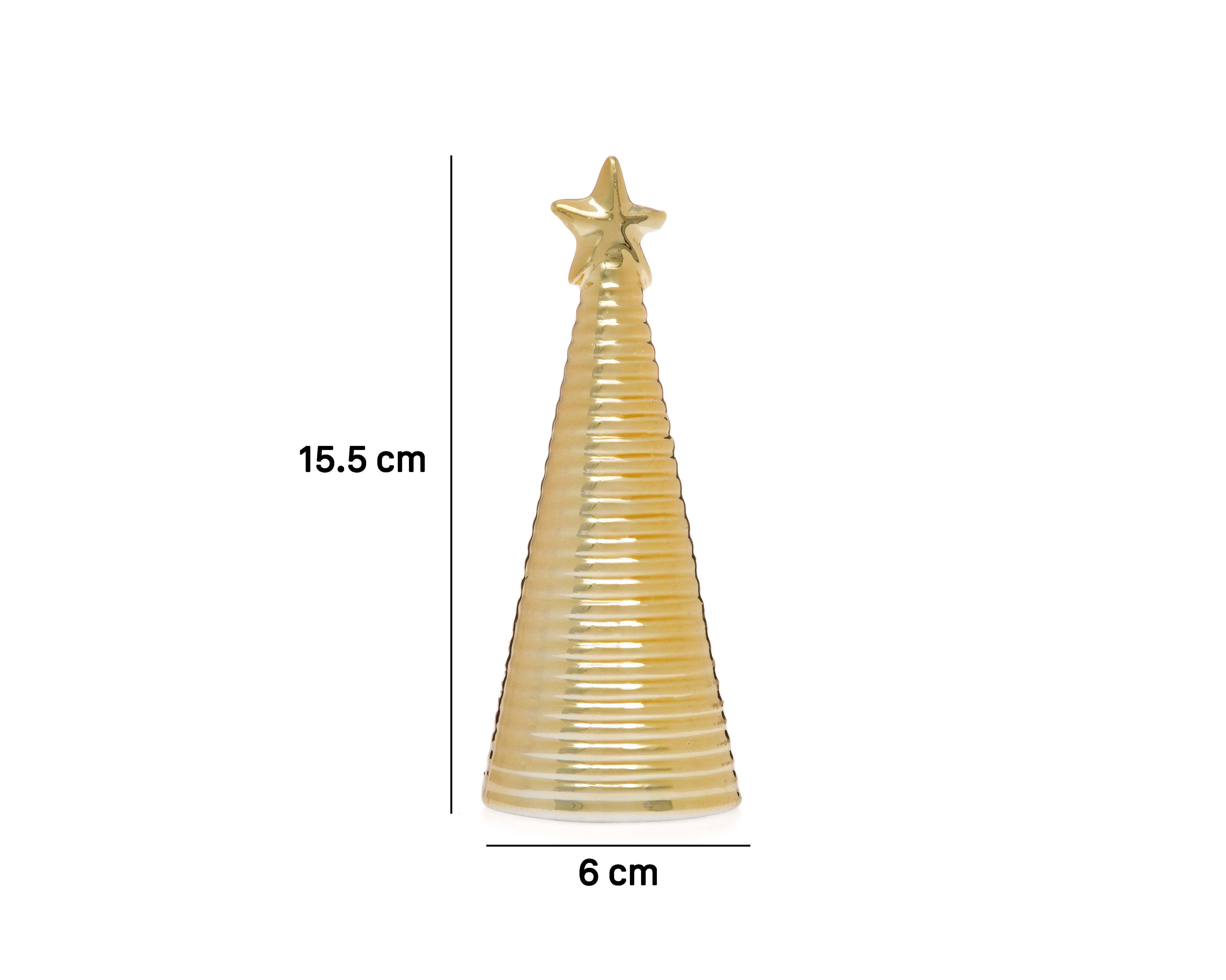 Foto 5 | Figura Decorativa Pino de Navidad Tringo de Cerámica