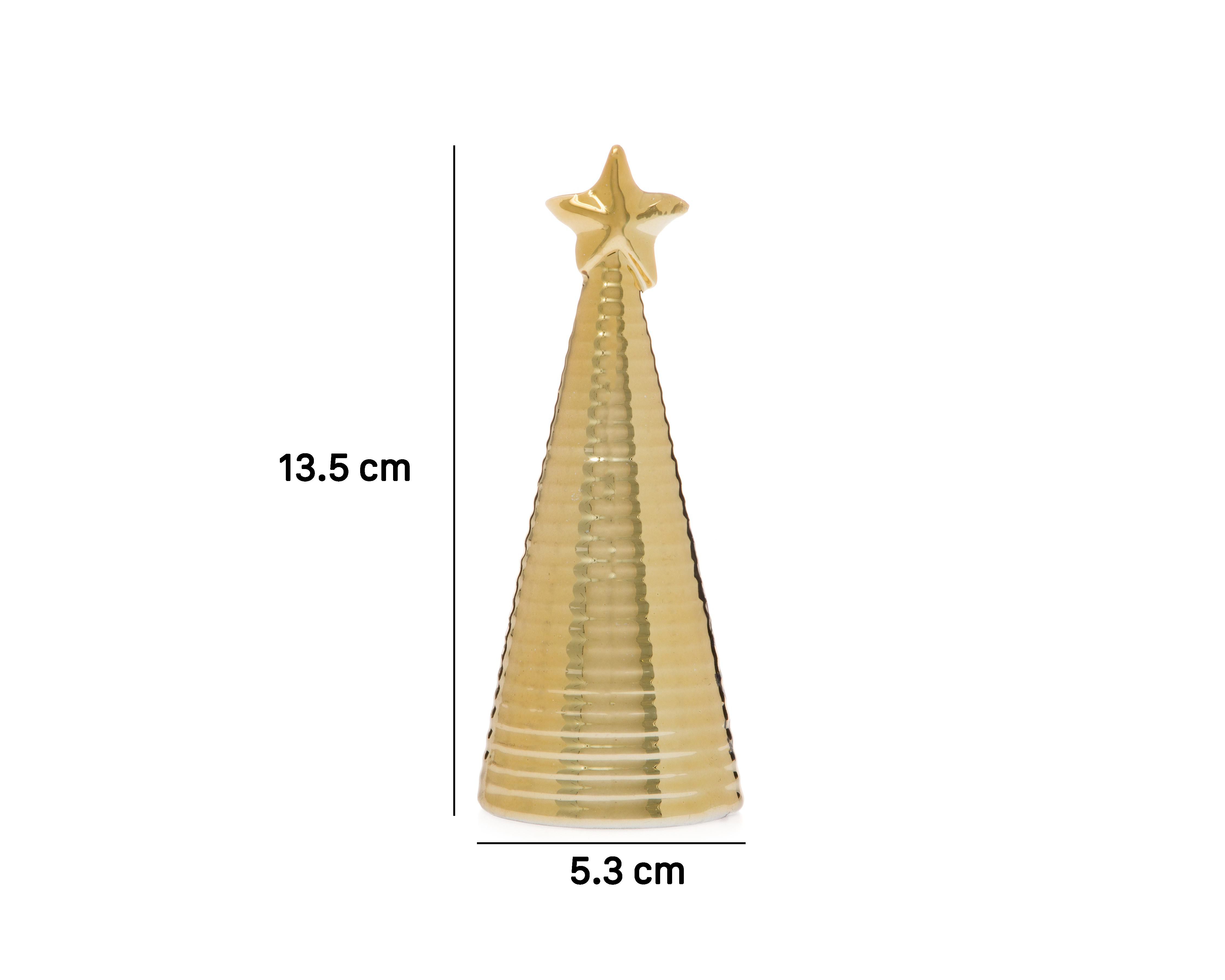 Foto 6 pulgar | Figura Decorativa Pino de Navidad Tringo B de Cerámica