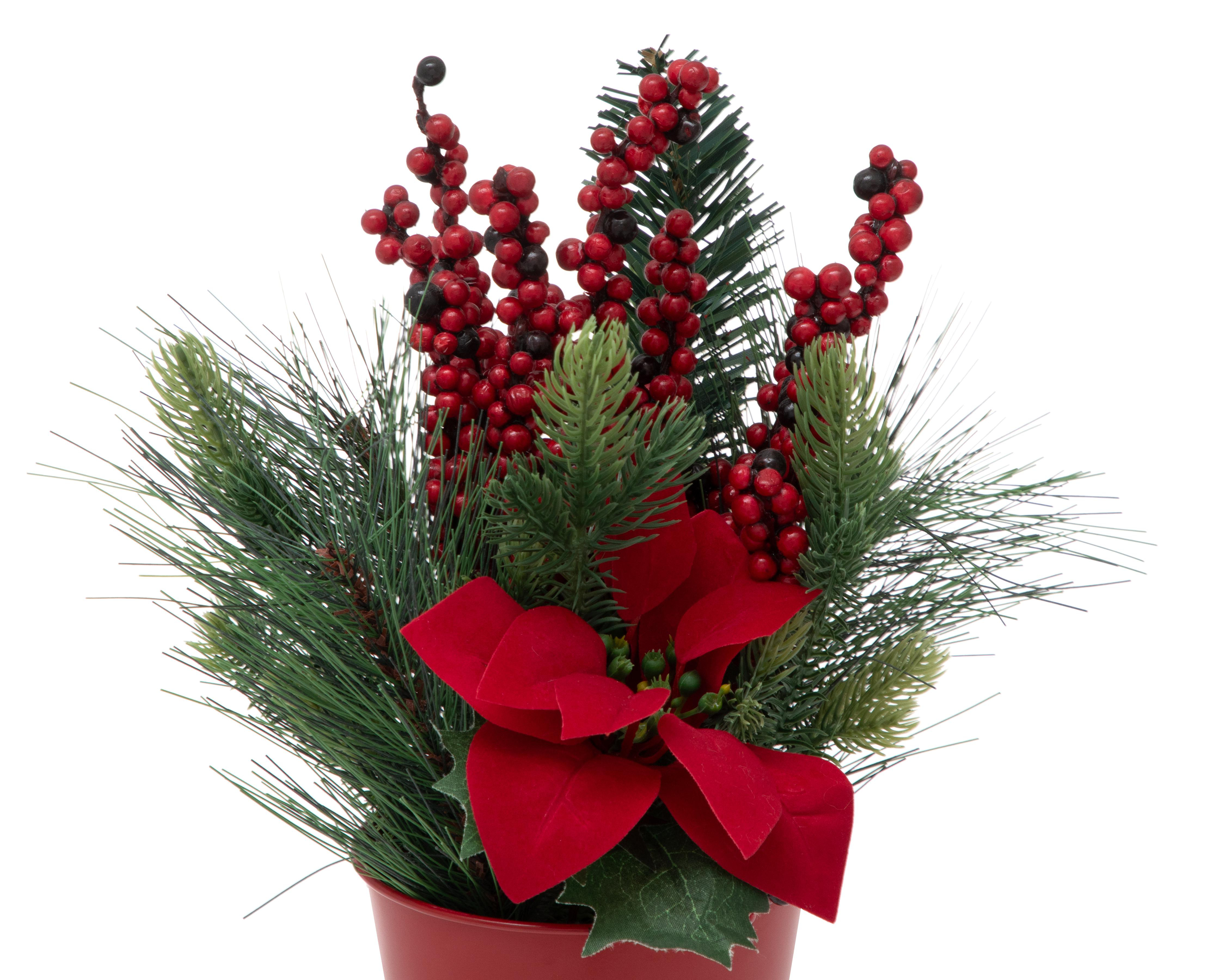Foto 4 pulgar | Planta Artificial Starhaus Nochebuena 32 cm