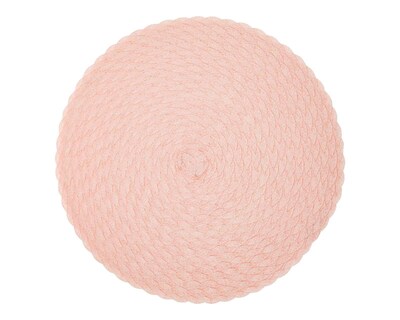 Foto 3 | Mantel Individual Starhaus Circular Rosa 4 Piezas