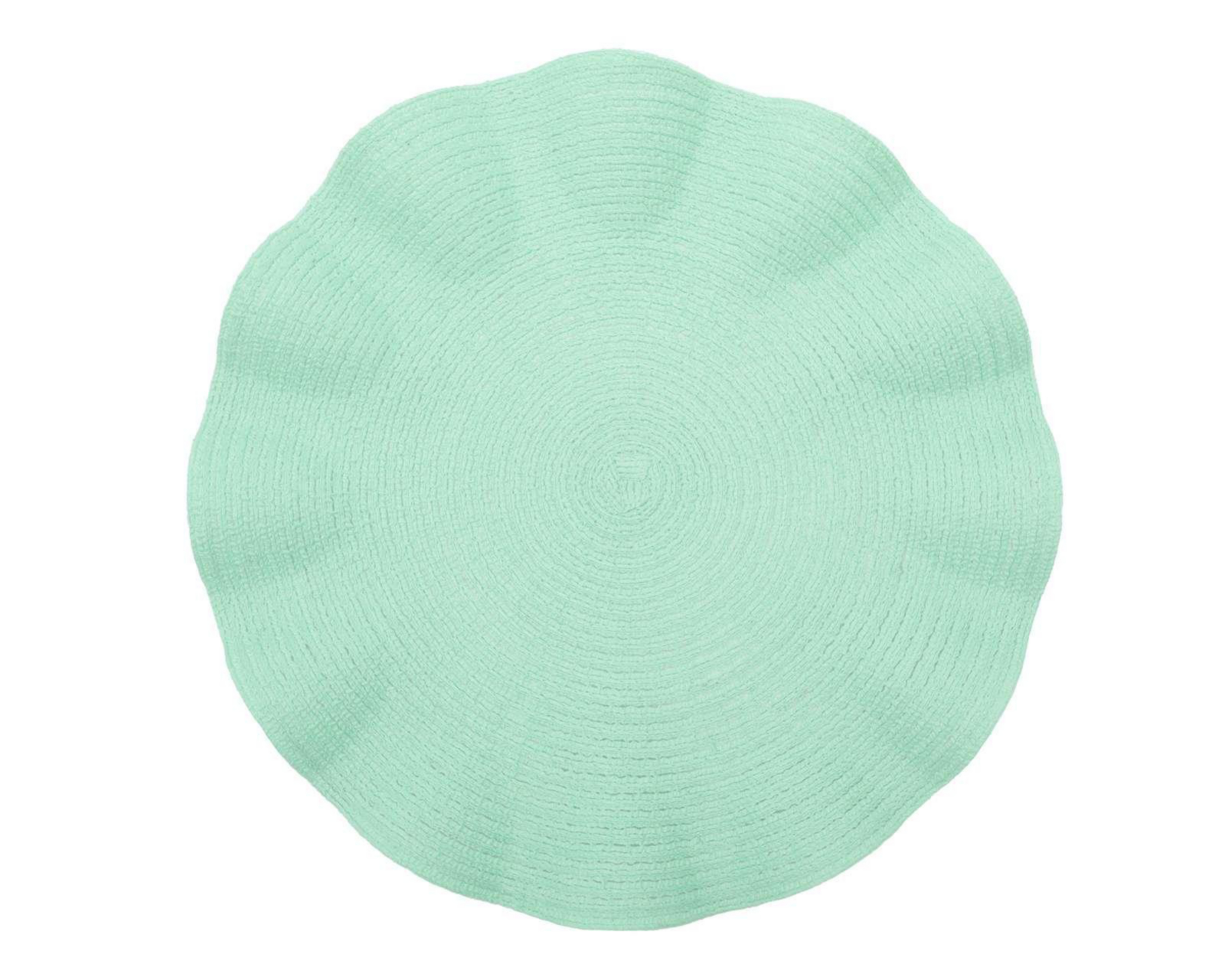 Foto 4 | Mantel Individual Starhaus Circular Turquesa 4 Piezas