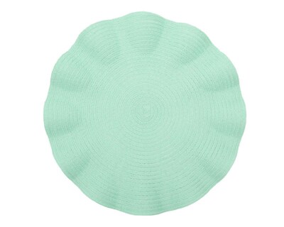 Foto 4 | Mantel Individual Starhaus Circular Turquesa 4 Piezas