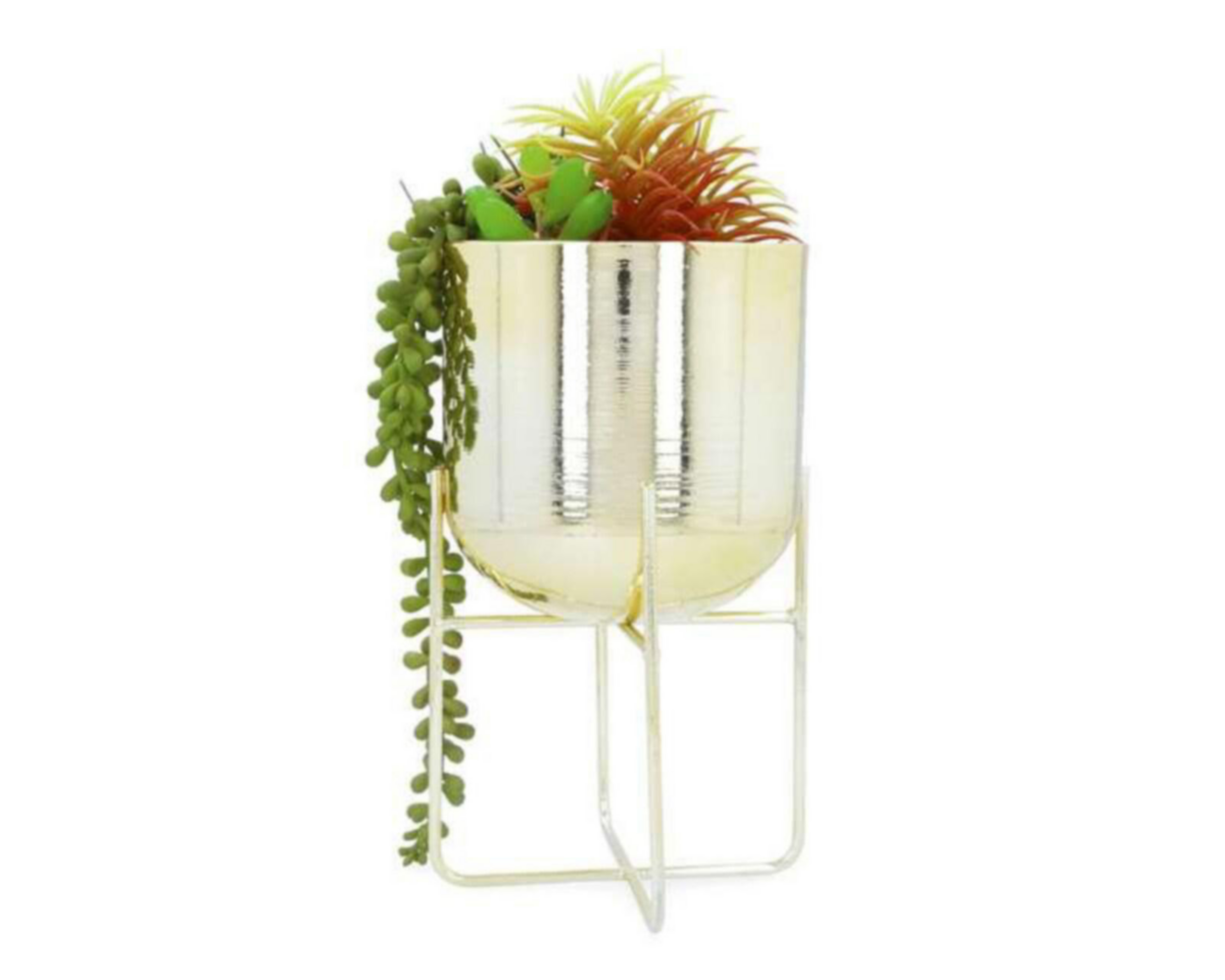 Foto 3 pulgar | Planta Artificial Goldie
