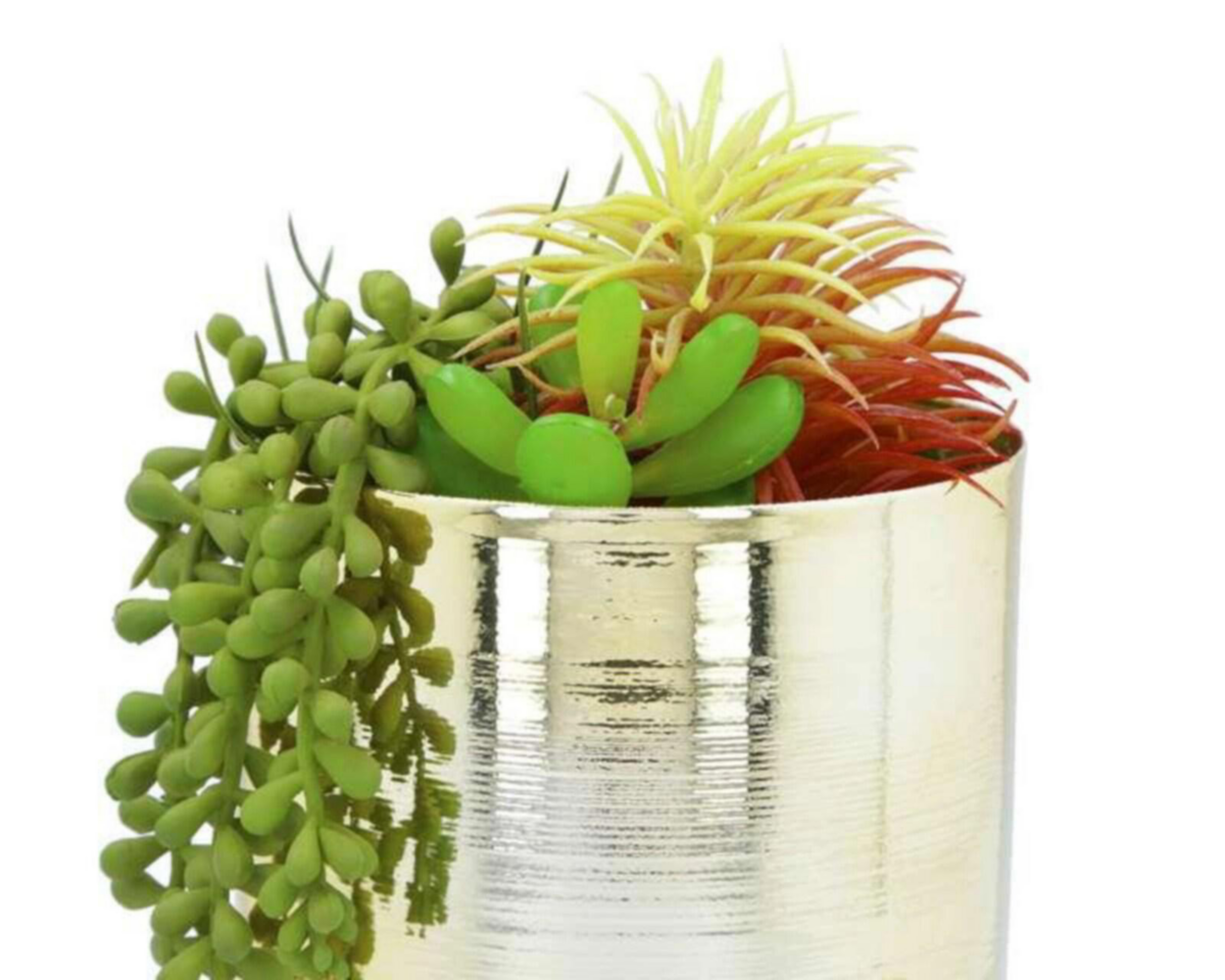 Foto 4 pulgar | Planta Artificial Goldie
