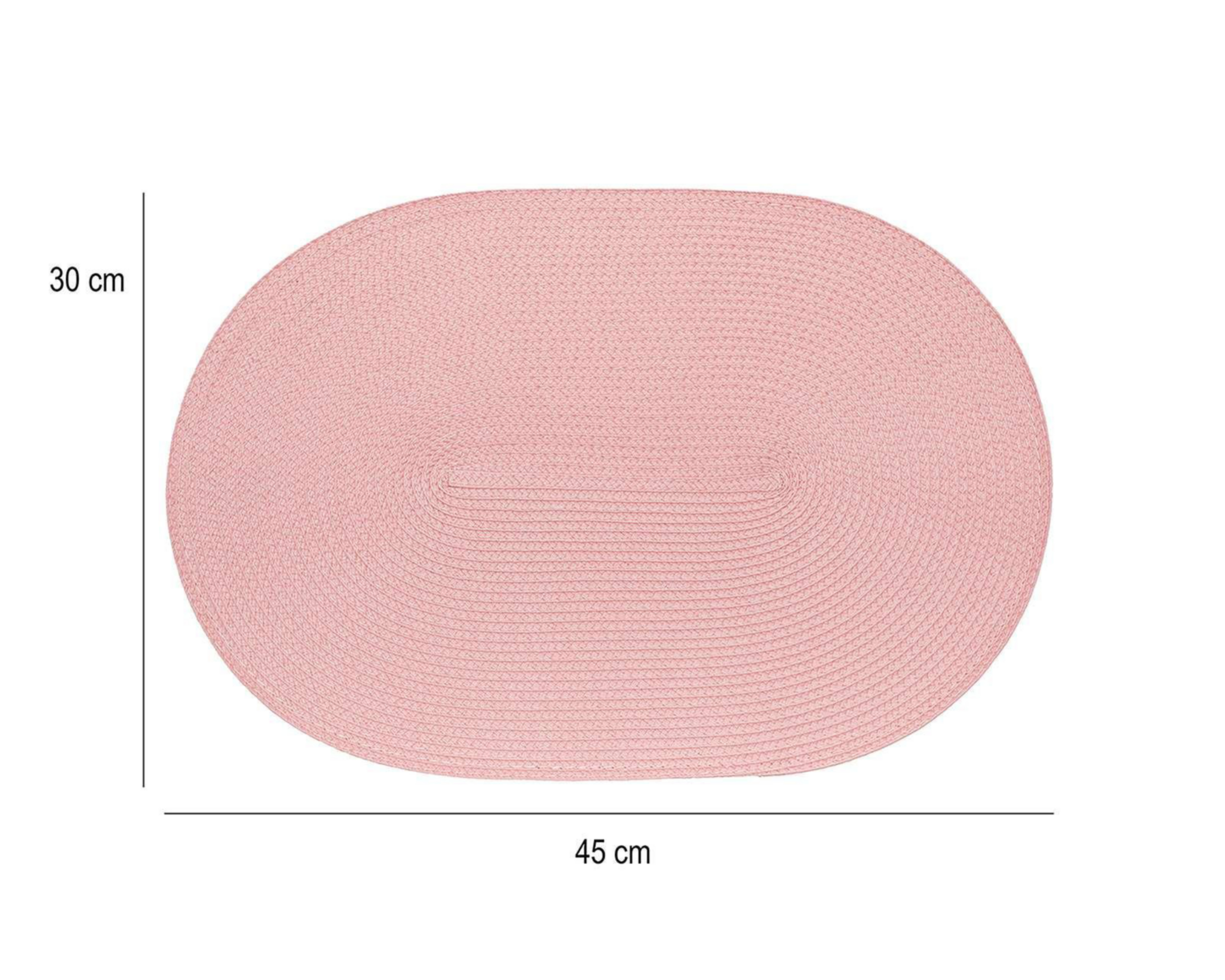 Foto 7 pulgar | Mantel Individual Oval 30 x 45 cm 4 Piezas