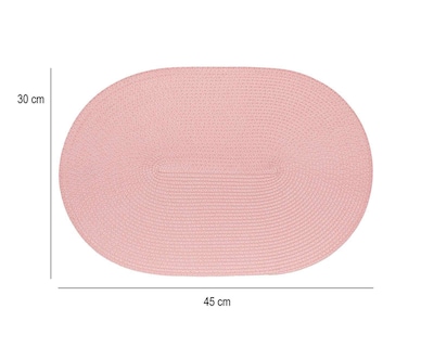 Foto 6 | Mantel Individual Oval 30 x 45 cm 4 Piezas