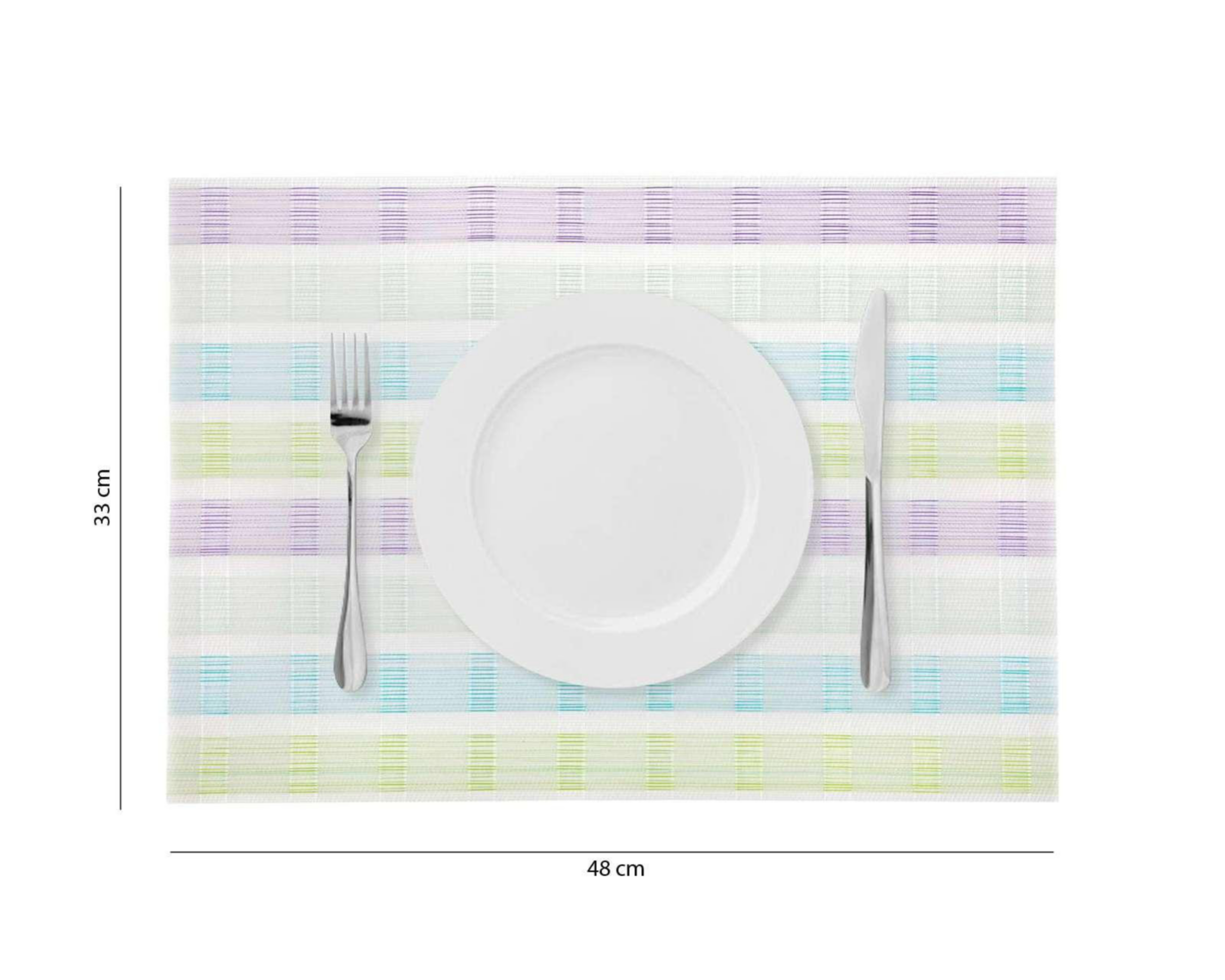 Foto 7 pulgar | Mantel Individual Starhaus Rectangular Multicolor