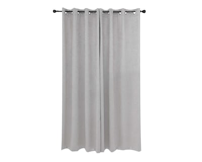 Foto 2 | Cortina Amir 132 x 225 cm Gris