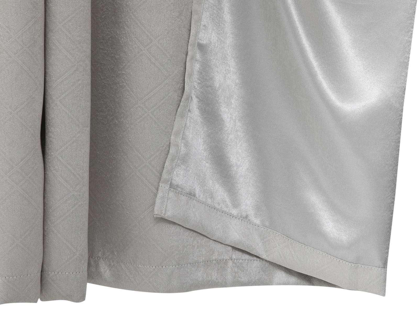 Foto 5 pulgar | Cortina Amir 132 x 225 cm Gris