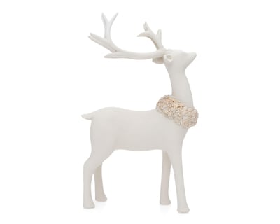 Foto 3 | Figura Decorativa de Venado de Navidad Deer B de Resina