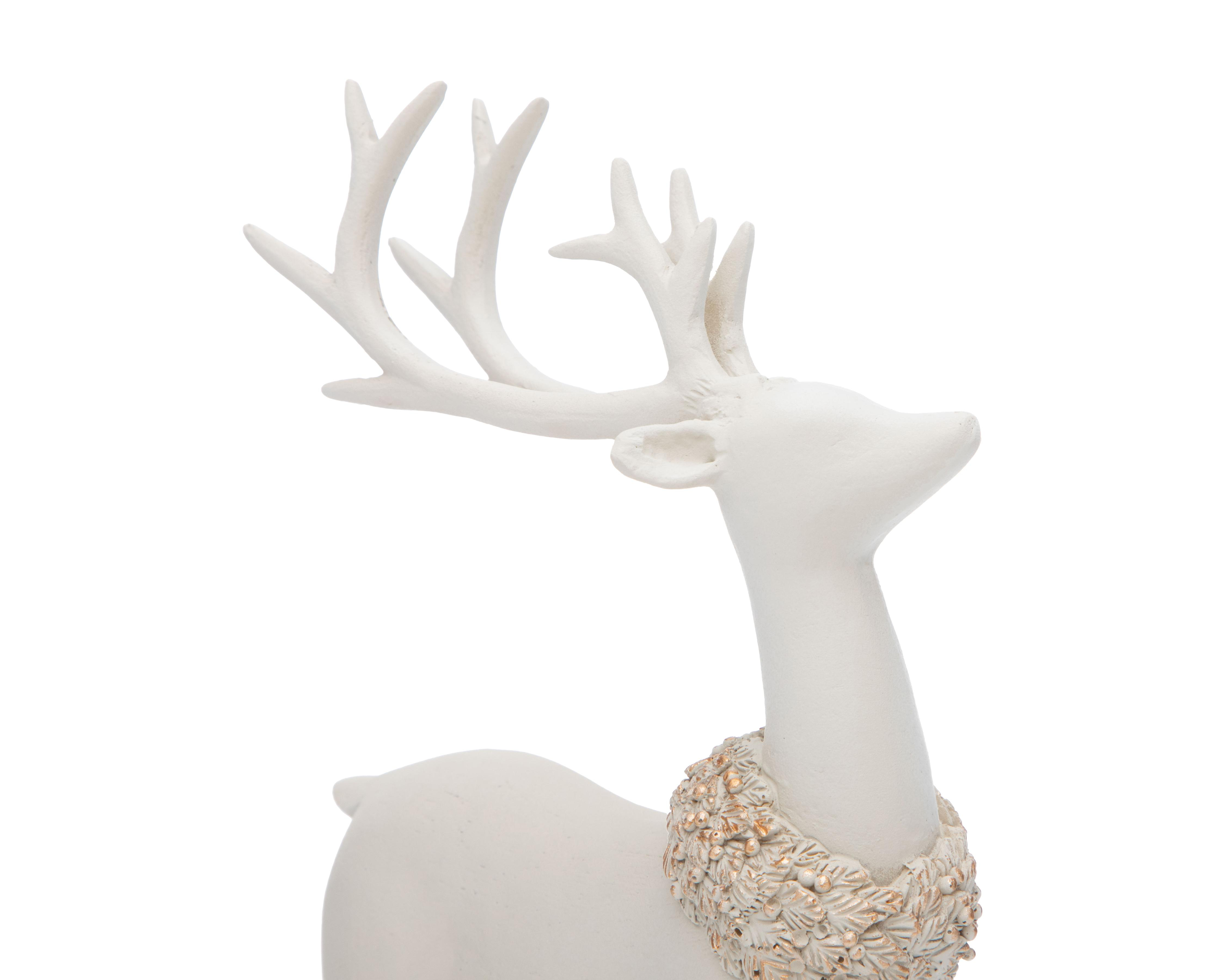 Foto 5 pulgar | Figura Decorativa de Venado de Navidad Deer B de Resina