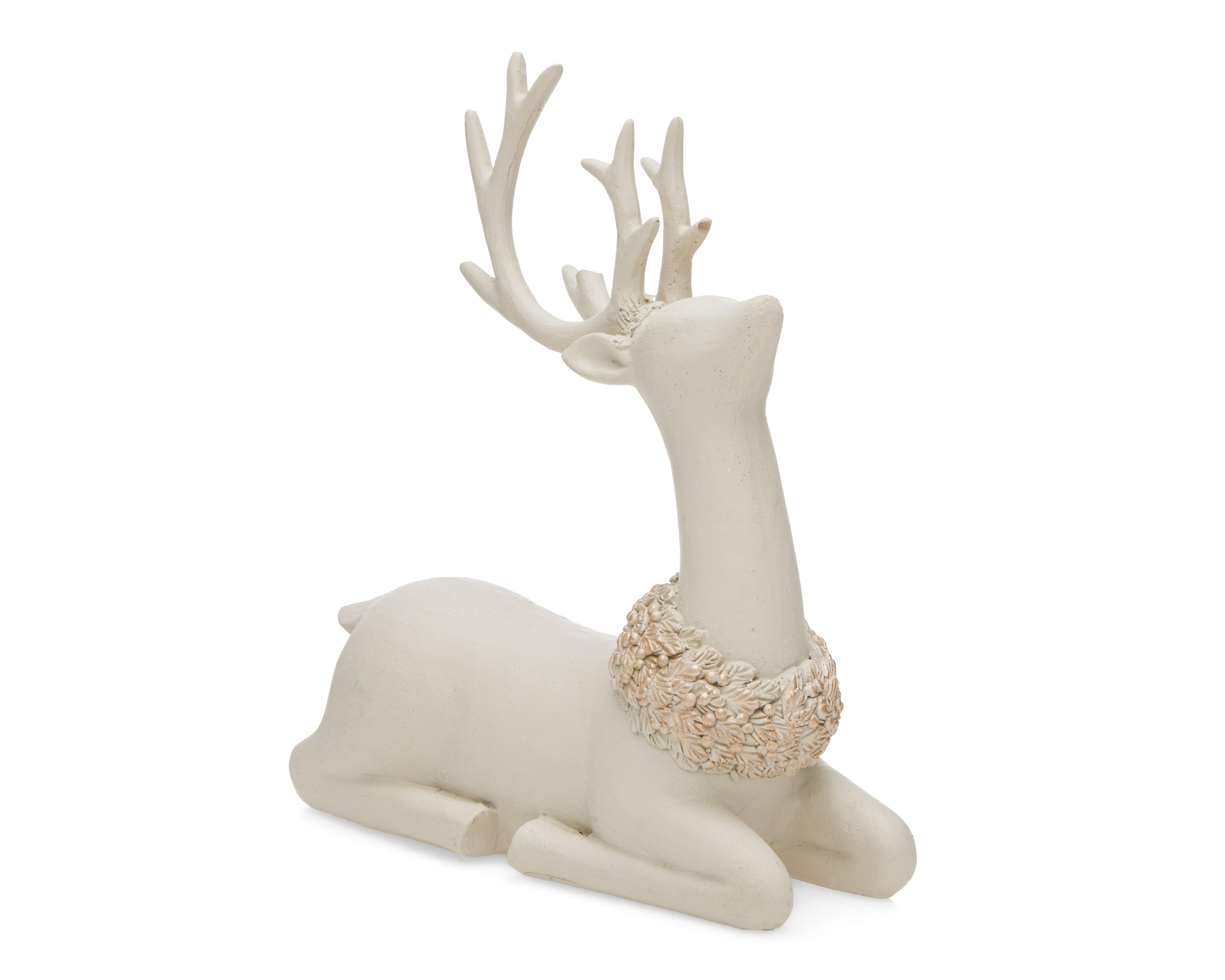 Foto 2 pulgar | Figura Decorativa Reno de Navidad Deer de Resina