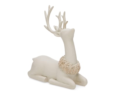 Foto 1 | Figura Decorativa Reno de Navidad Deer de Resina