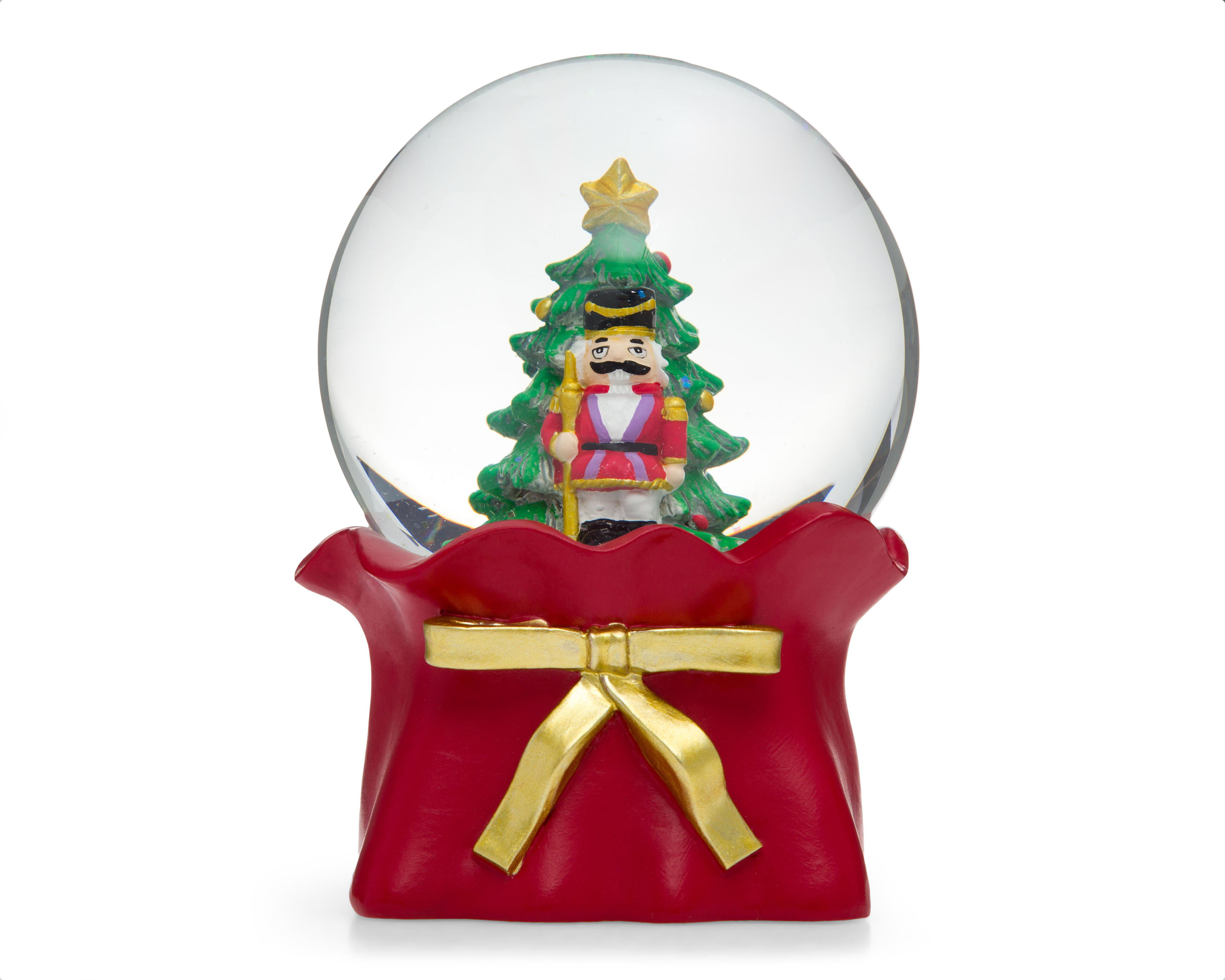 Foto 2 pulgar | Figura Decorativa de Navidad Globo Regalo de Resina