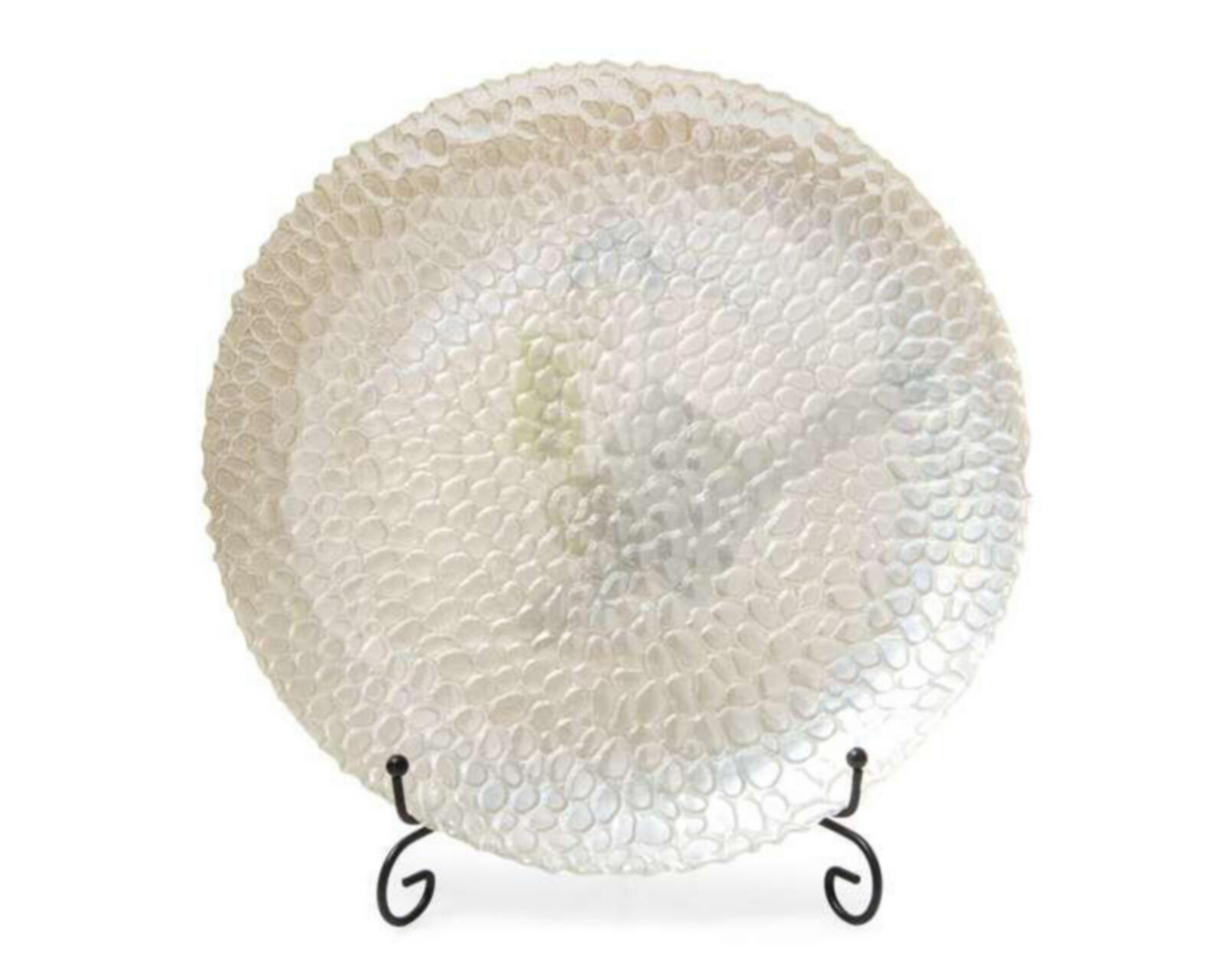 Platón de Vidrio Tornasol $49