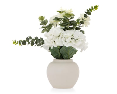 Foto 1 | Eucalipto con Flores Artificiales con Maceta 48.5 cm